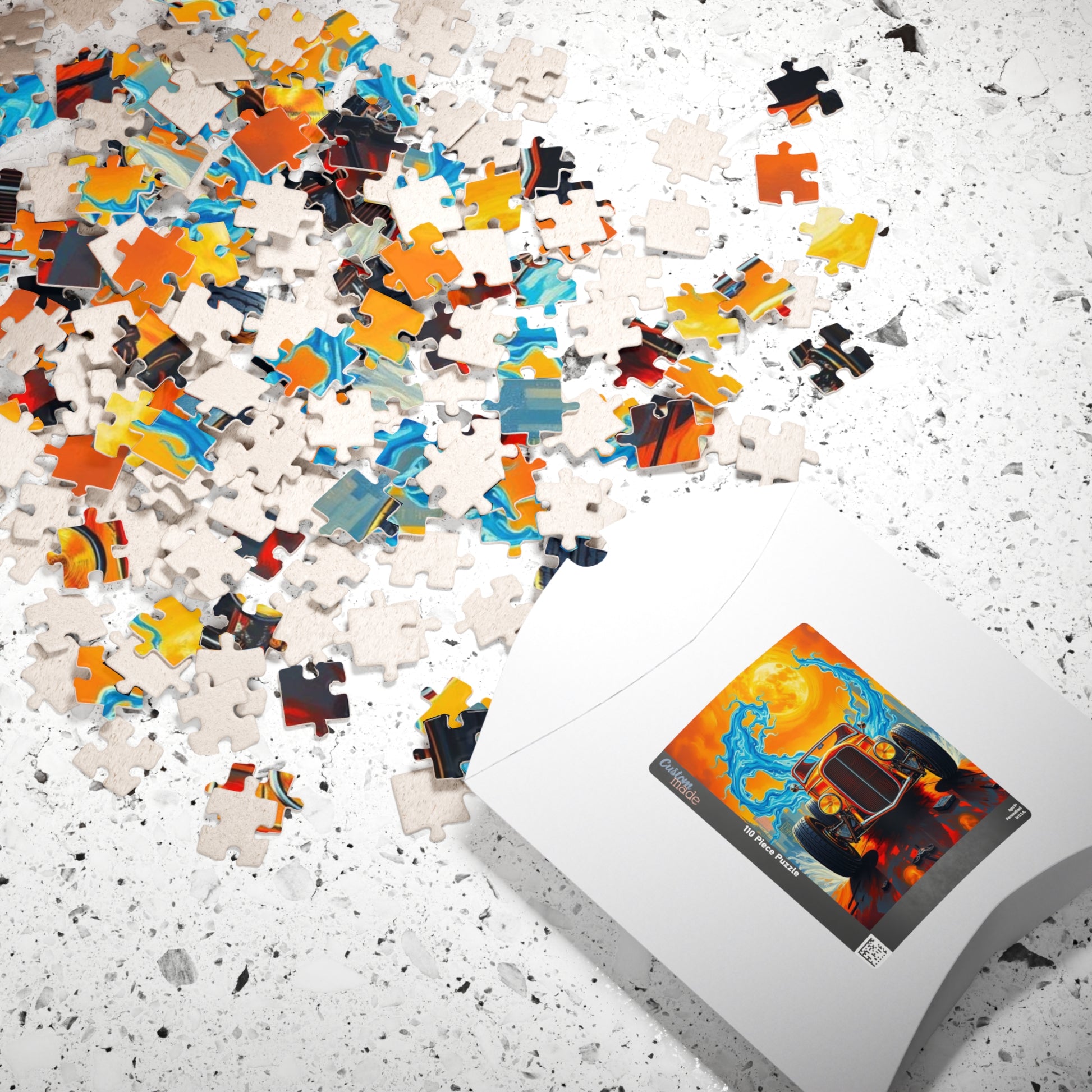 Vintage Car Puzzle - Retro Classic Automobile Artwork, Nostalgic Vehicle Puzzle The Puzzle Chest