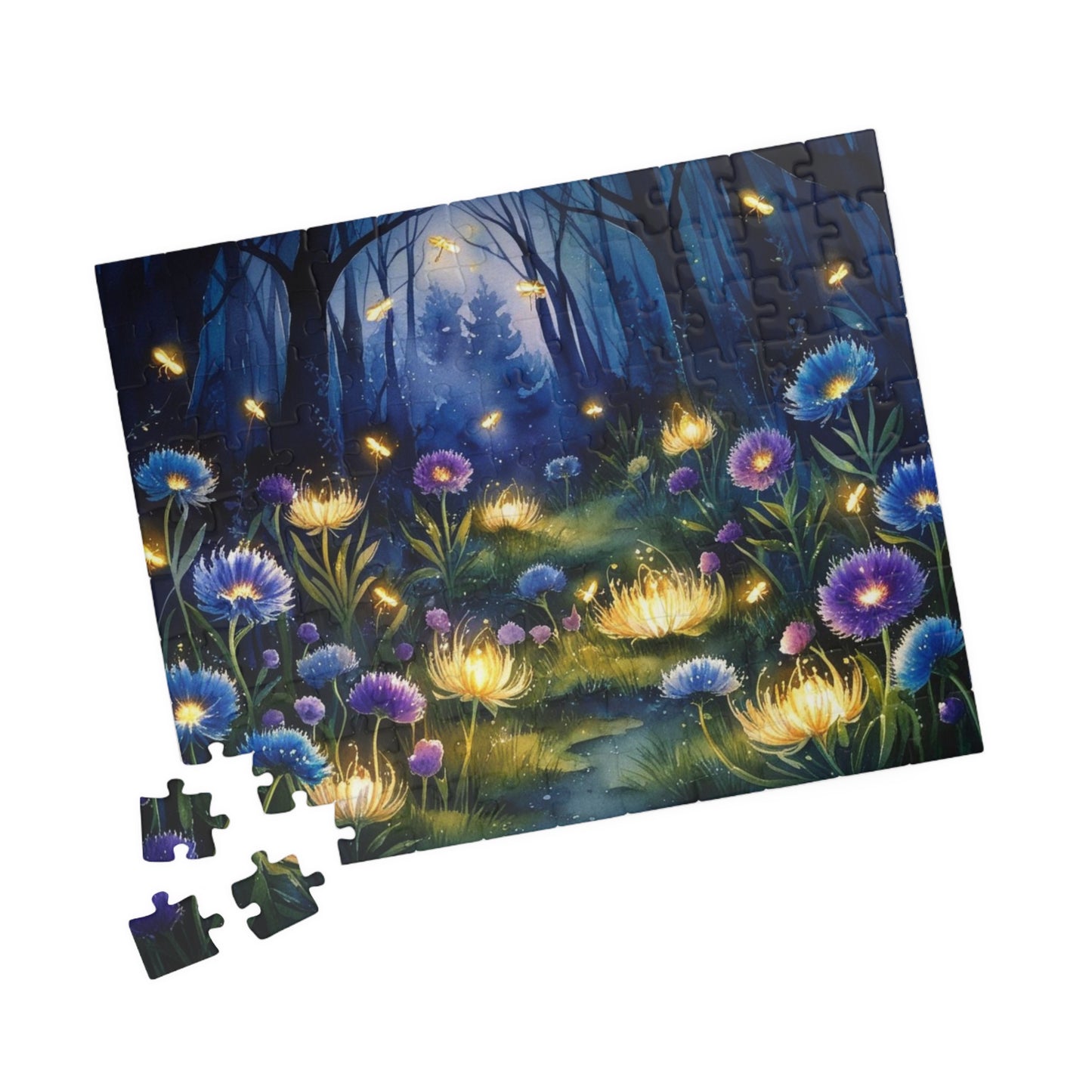 Enchanting Floral Jigsaw Puzzle, Perfect for Nature Lovers, Family Game Night, Gifts, Quiet Home Entertainment, Cozy Evenings Puzzle The Puzzle Chest