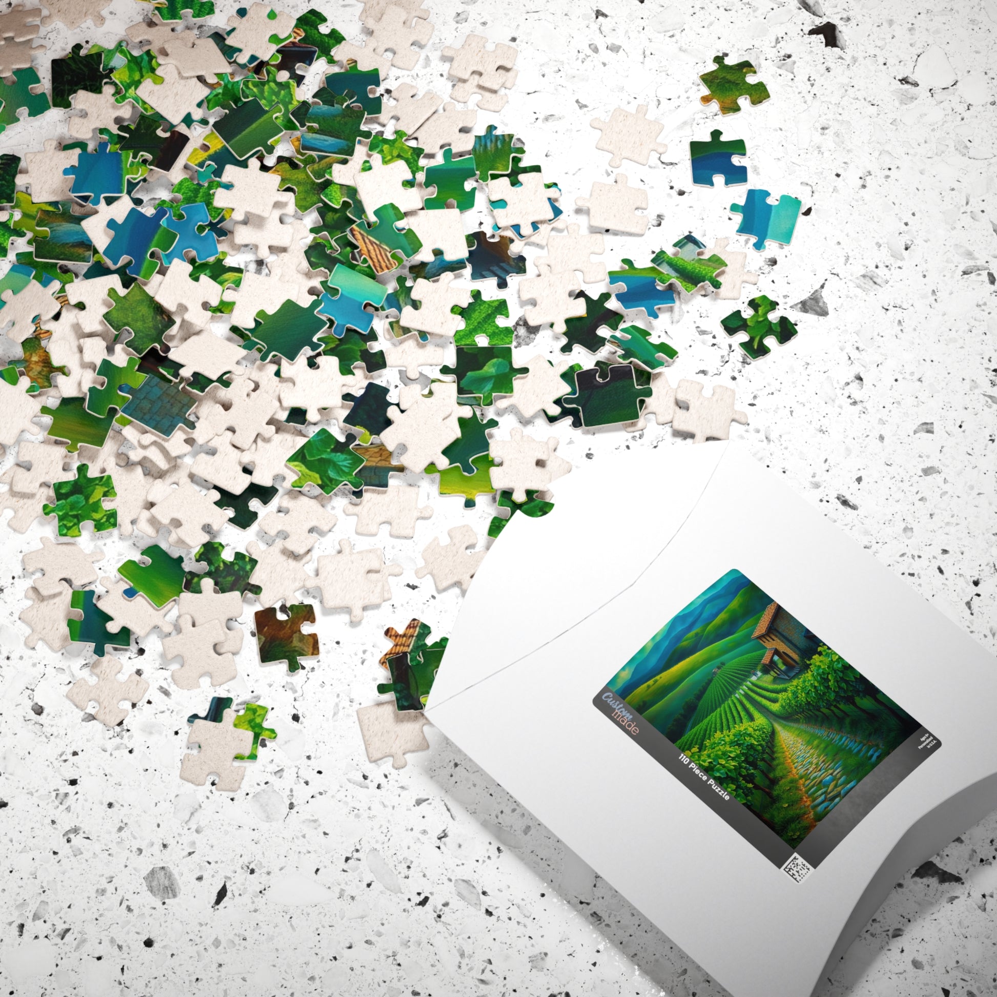 Scenic Vineyard Puzzle - 110 to 1014 Pieces, Perfect Gift for Wine Lovers, Family Game Night, Relaxation, Home Decor Puzzle The Puzzle Chest