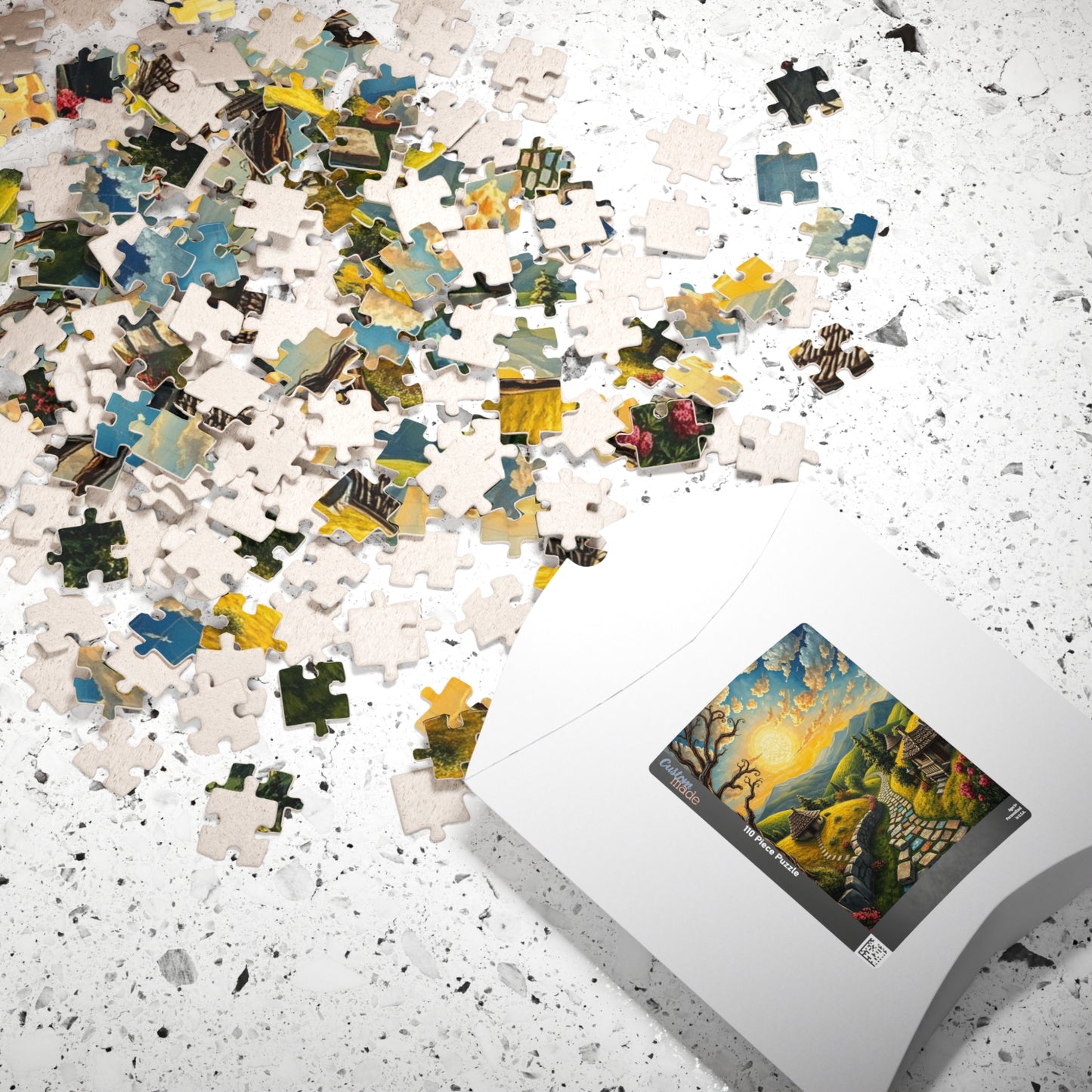 Scenic Mosaic Landscape Puzzle, 110-1014 Piece Jigsaw, Game Night Fun, Collectible Art, Family Activity Solo Fun, Gift for Puzzle Lovers Puzzle The Puzzle Chest