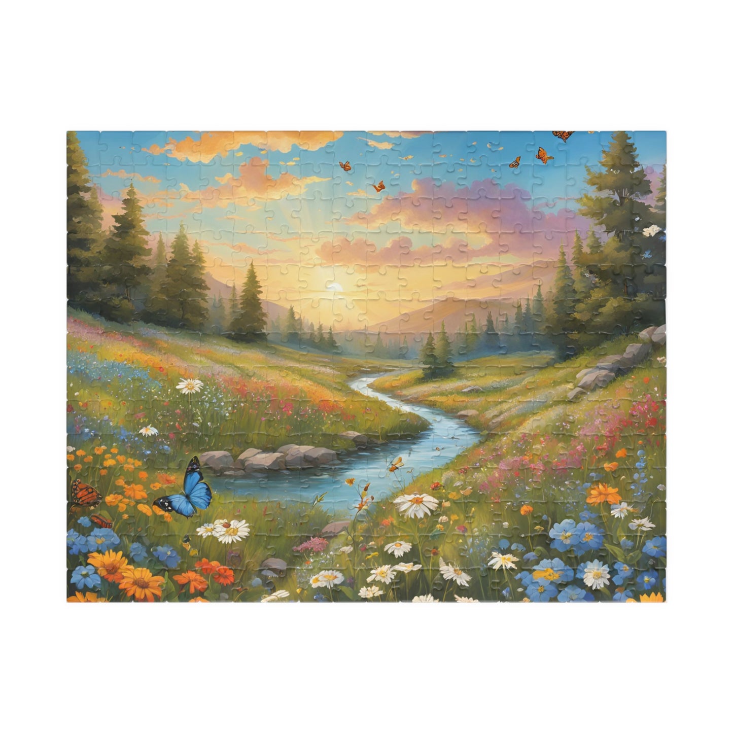 Serene Nature Puzzle - 110, 252, 520, 1014-piece, Family Activity, Home Decor, Gift for Nature Lovers, Mindfulness, Challenge Your 252 pcs (Horizontal) Puzzle The Puzzle Chest