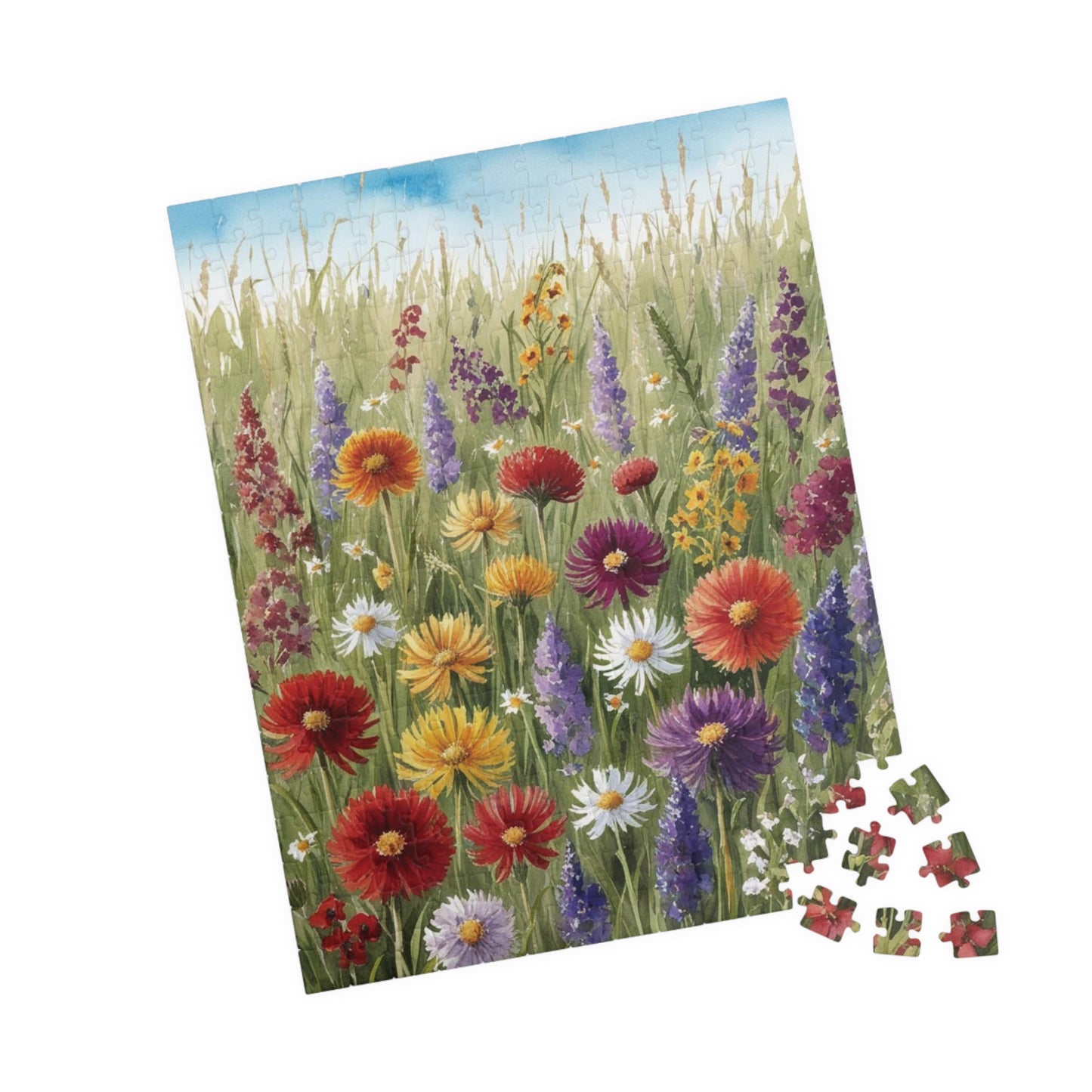 Wildflower Meadow Jigsaw Puzzle for Adult Home Entertainment, 110-1014 Piece, Gift for Puzzle Loving Friends, Family Game Night, Creative Leisure Activity Puzzle The Puzzle Chest