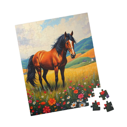 Horse Lover's Puzzle, 110-1014 Piece Equestrian Jigsaw Game, Nature Theme Gift for Animal Enthusiast, Family Fun Mindful Activity, Horse Art Puzzle The Puzzle Chest