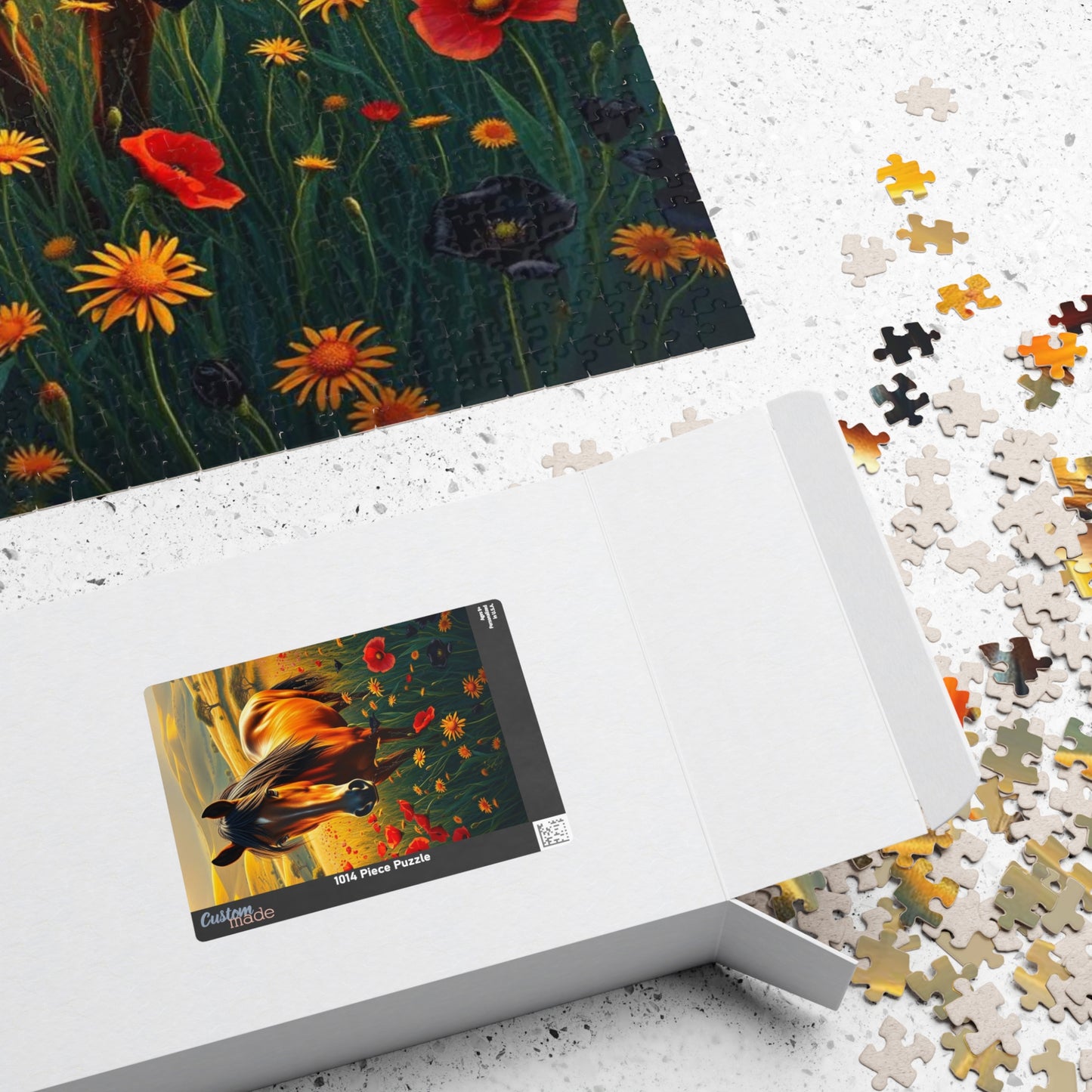Stunning Horse Jigsaw Puzzle Game for Adults, Nature Lover Gift for Friends Equestrian Family Night Fun 110-1014 Pieces Great for Relaxation Puzzle The Puzzle Chest