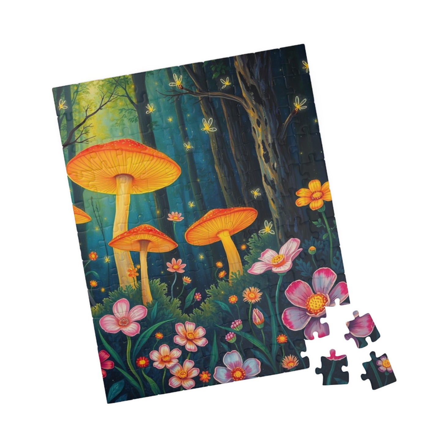 Mushroom Forest Puzzle, Nature-Themed Jigsaw Game, 110-1014 Piece Family or Solo Fun, Holiday Birthday Gift for Nature Lover, Friend Puzzle The Puzzle Chest