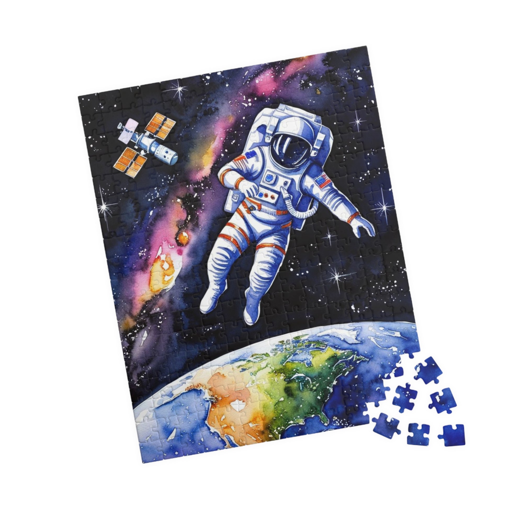 Astronaut Space Puzzle, Cosmic Jigsaw Game Relaxation and Mindfulness for Space Enthusiasts and Puzzle Lovers Fun Space-Themed Activity Puzzle The Puzzle Chest