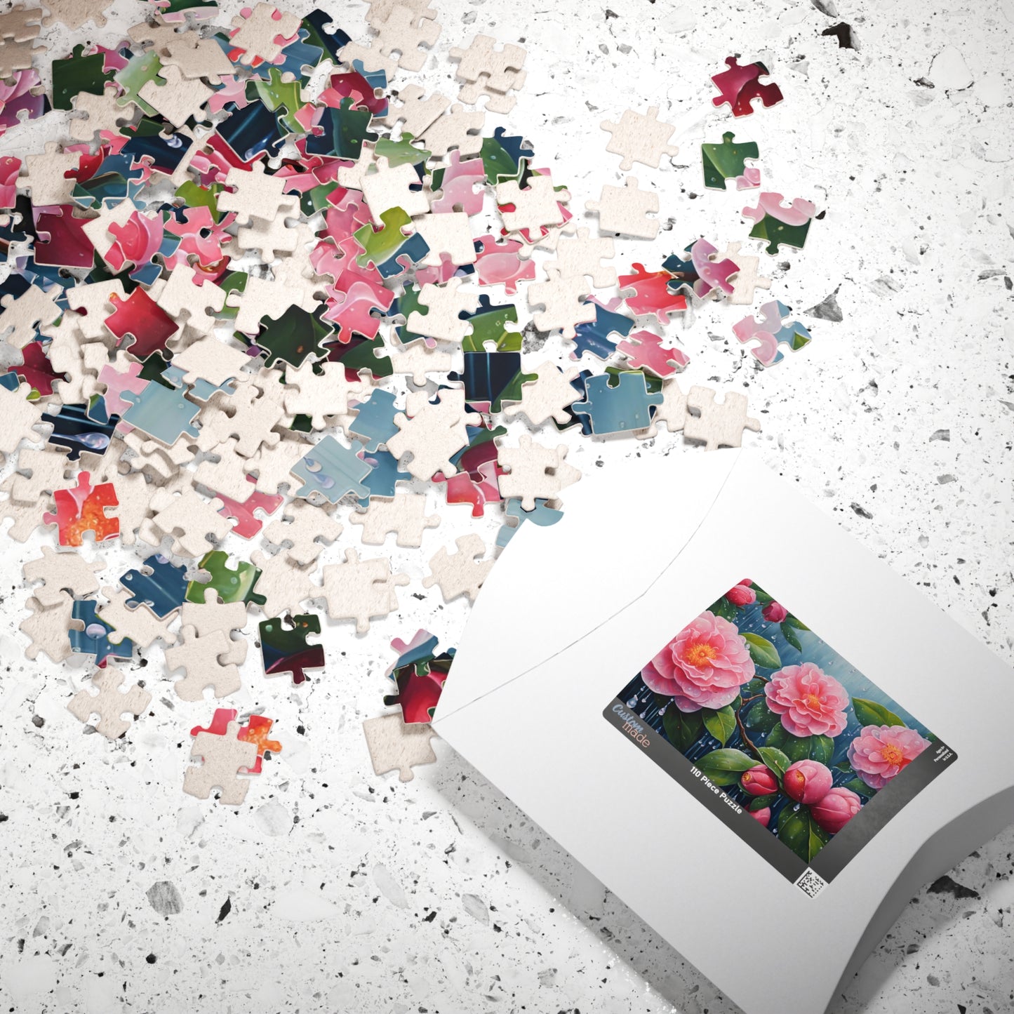 Peonies Jigsaw Puzzle, Floral Art Puzzle Lover Gift, Relaxing Hobby, Mindfulness Activity, Flower Lover Keepsake, Rainy Day Indoor Game Puzzle The Puzzle Chest