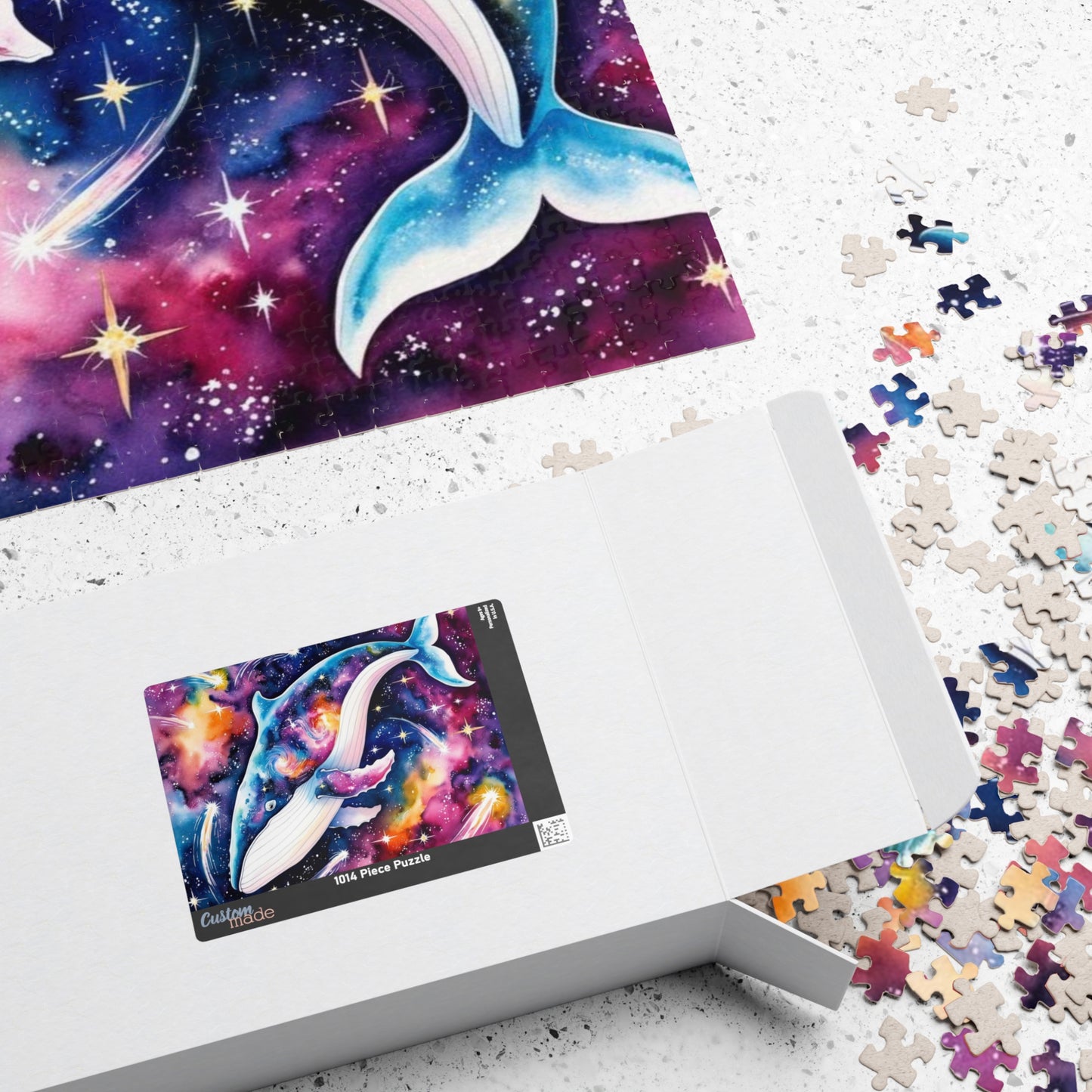 Space Animal Puzzle, Cosmic Whale Jigsaw, Starry Nebulae Game, Galaxy Puzzle Gift, Astronomical Fun Family Entertainment, Puzzle Enthusiasts Puzzle The Puzzle Chest