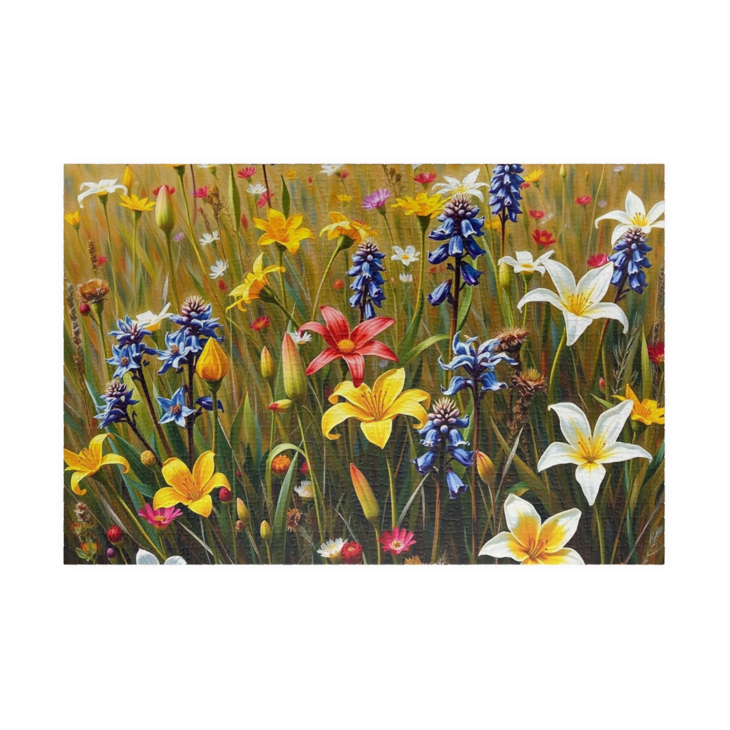 Floral Puzzle - Nature's Beauty, Jigsaw Puzzle for Family Fun, Gift for Garden and Puzzle Lovers, Mindfulness Activity, Indoor Entertainment 1014 pcs (Horizontal) Puzzle The Puzzle Chest