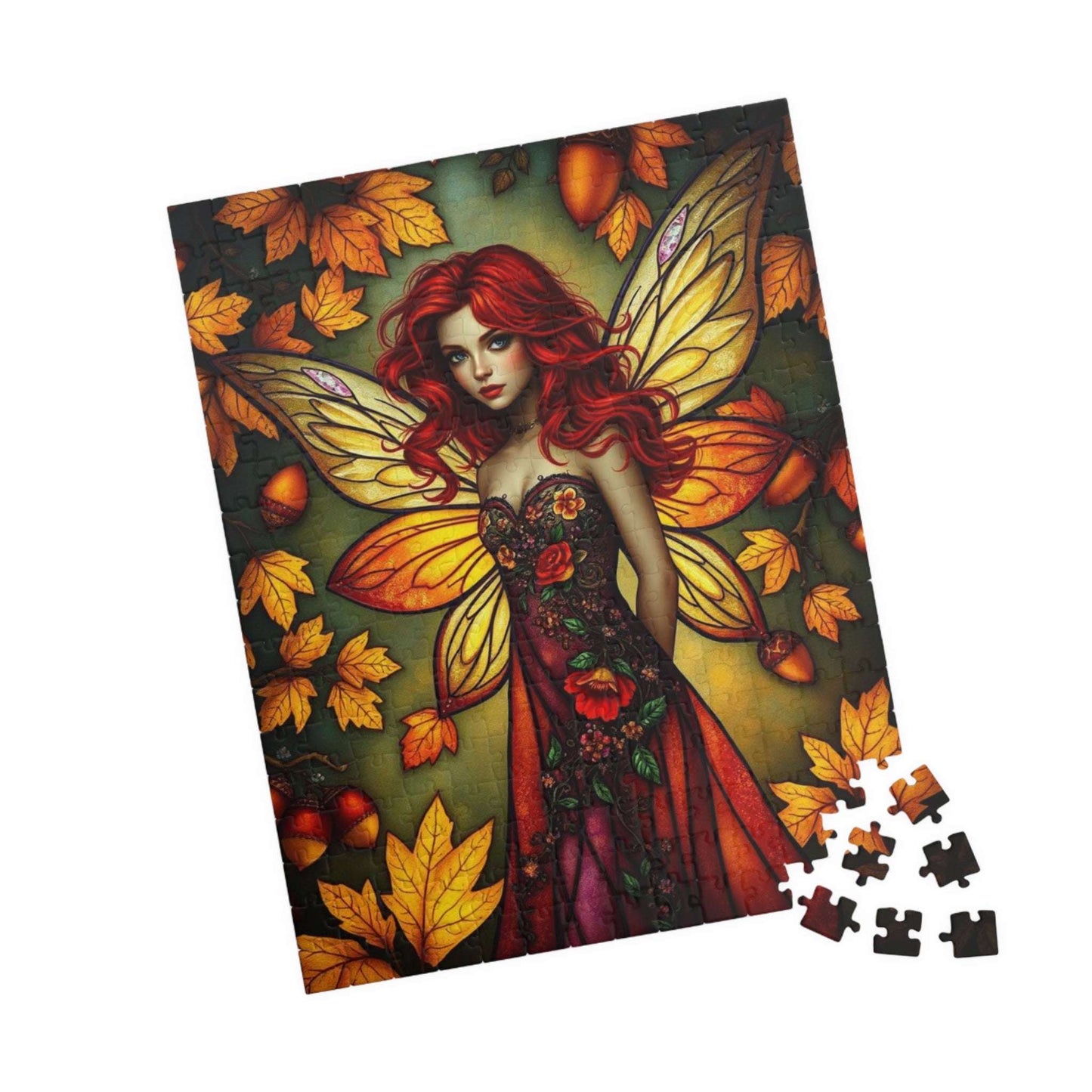Autumn Fairy Tale Puzzle - Magical Artwork for Unique Home Decor, Gift for Puzzle Lovers, Family or Solo Activity, Brain Teaser