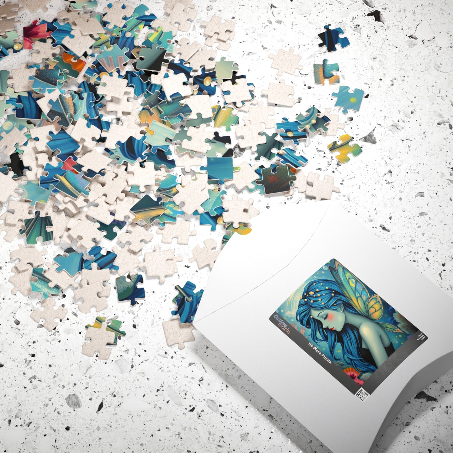 Fairy Dreams Jigsaw Puzzle, Colorful Fantasy Artwork Game for Adult, Relaxing Gift, Family Game Night Unique Puzzle Lover Home Entertainment