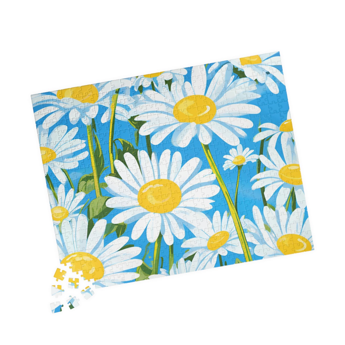 Daisy Delight Jigsaw Puzzle for Adults, Floral Jigsaw for Relaxing Days, Gift for Nature Lovers, Family Game Night, Fun Indoor Activity Puzzle The Puzzle Chest