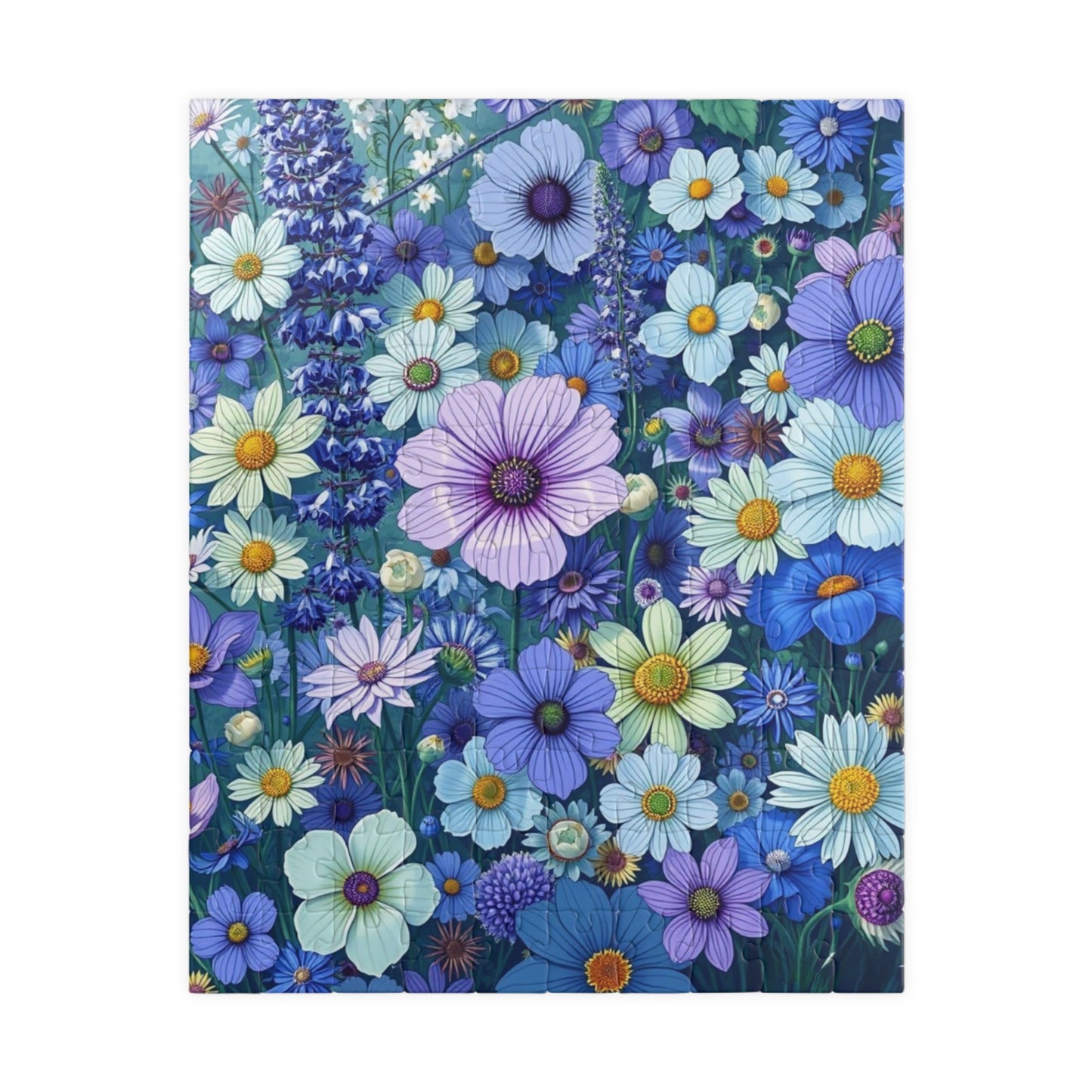 Floral Jigsaw Puzzle, 110 252 520 1014-Piece Puzzle, Nature Gift, Home Décor, Mindfulness Activity, Flower Lovers, Frameable Art 110 pcs (Vertical) Puzzle The Puzzle Chest