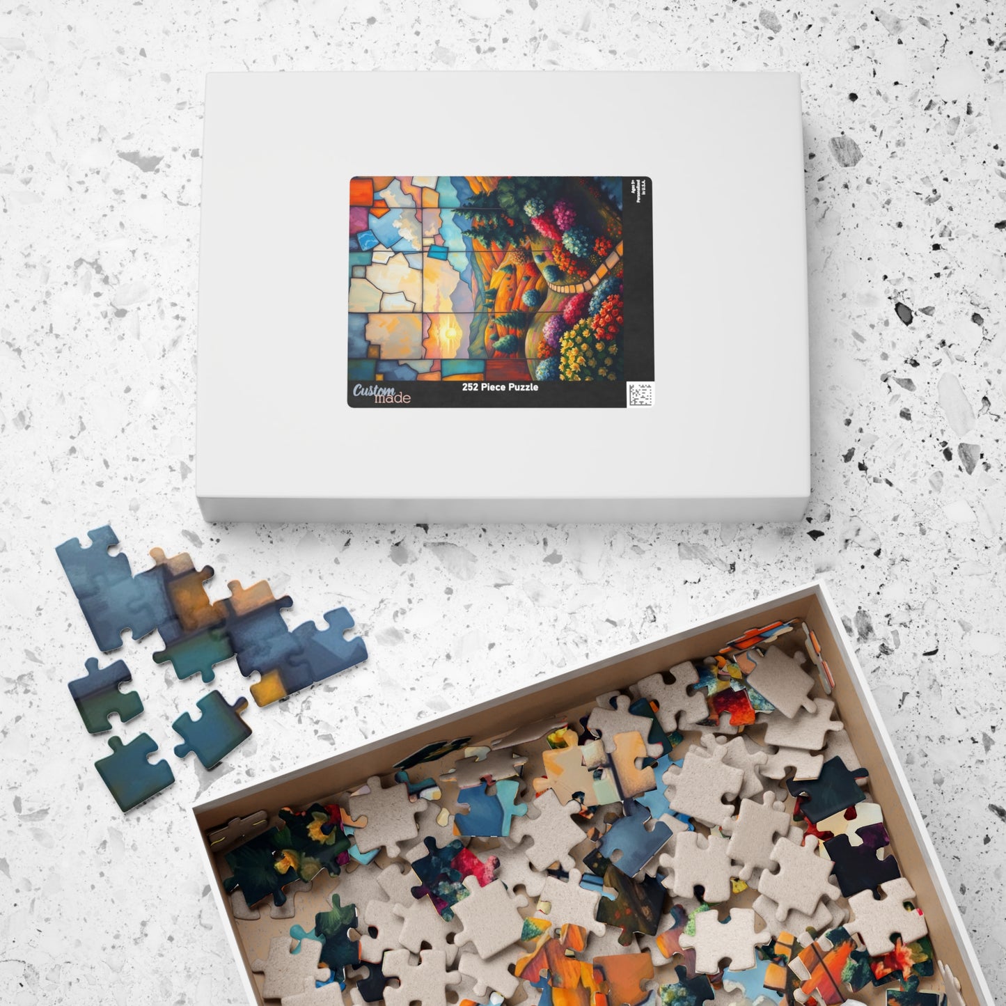 Chromatic Vale Landscape Puzzle, 110-1014 Piece Adult Jigsaw, Scenic Nature Art, Gift for Puzzle Lover, Mindfulness Activity, Brain Teaser