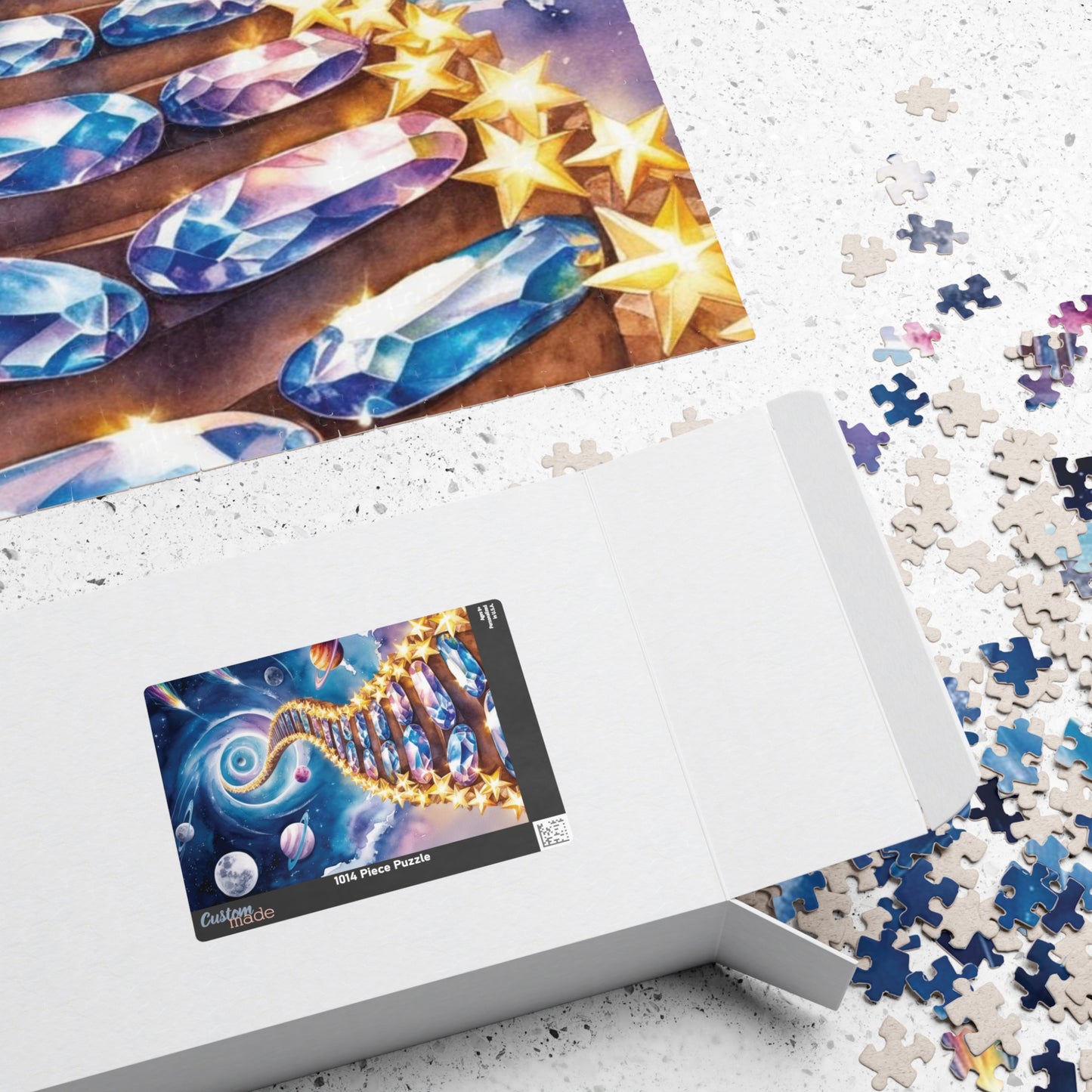 Trippy Space Jigsaw Puzzle, Celestial Stairway Starry Sky 252 520 1014 Pieces, Galaxy Puzzle, Mind-bending Gifted Puzzle Dreamscape Puzzle The Puzzle Chest