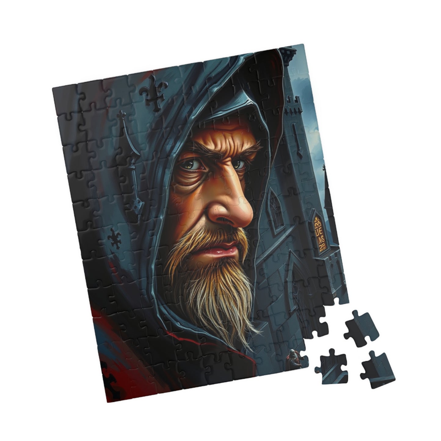 Mystical Wizard Puzzle - Enigmatic Art for Puzzle Lovers, Unique Gift for Adults, Fantasy Decor, Family Fun, Brain Teaser, Holiday Activity Puzzle The Puzzle Chest