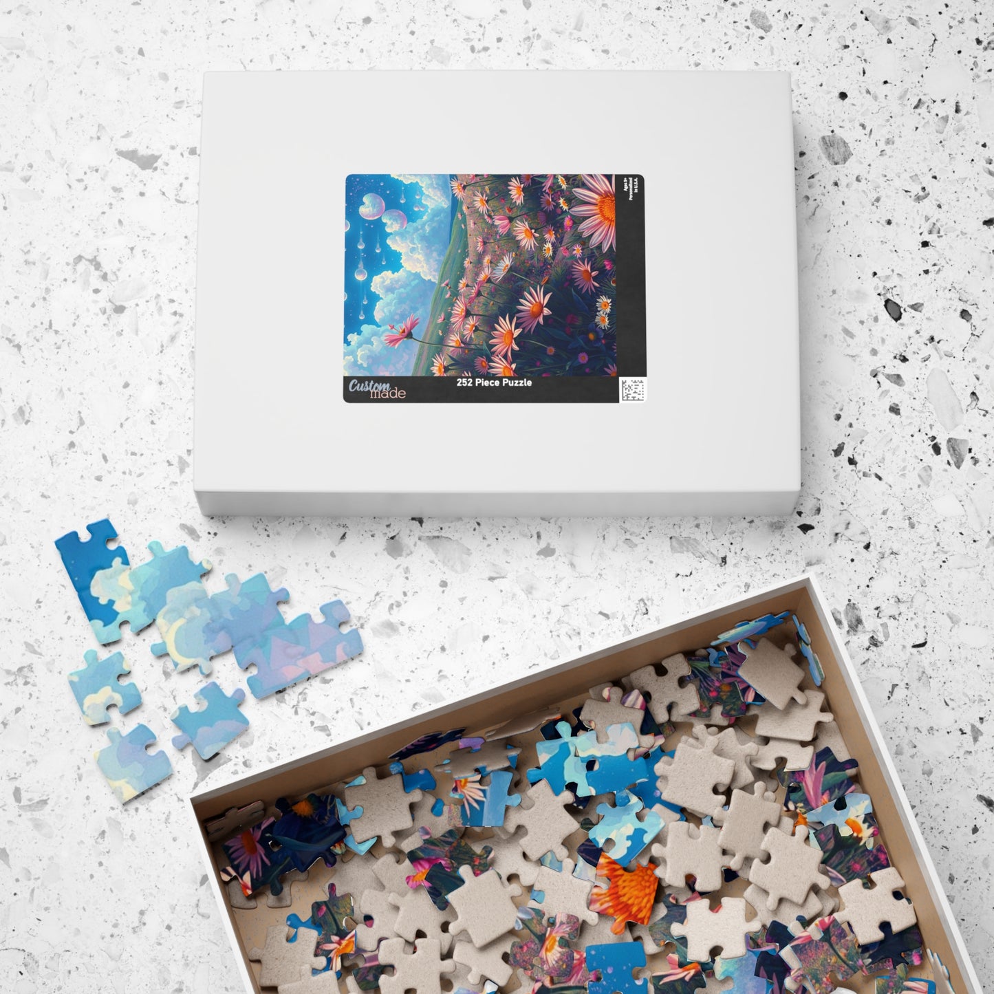 Beautiful Floral Landscape Puzzle | Artistic Jigsaw, Nature-Inspired Gift, Relaxing Activity, Home Decor, Family Fun, Mindfulness Craft Puzzle The Puzzle Chest