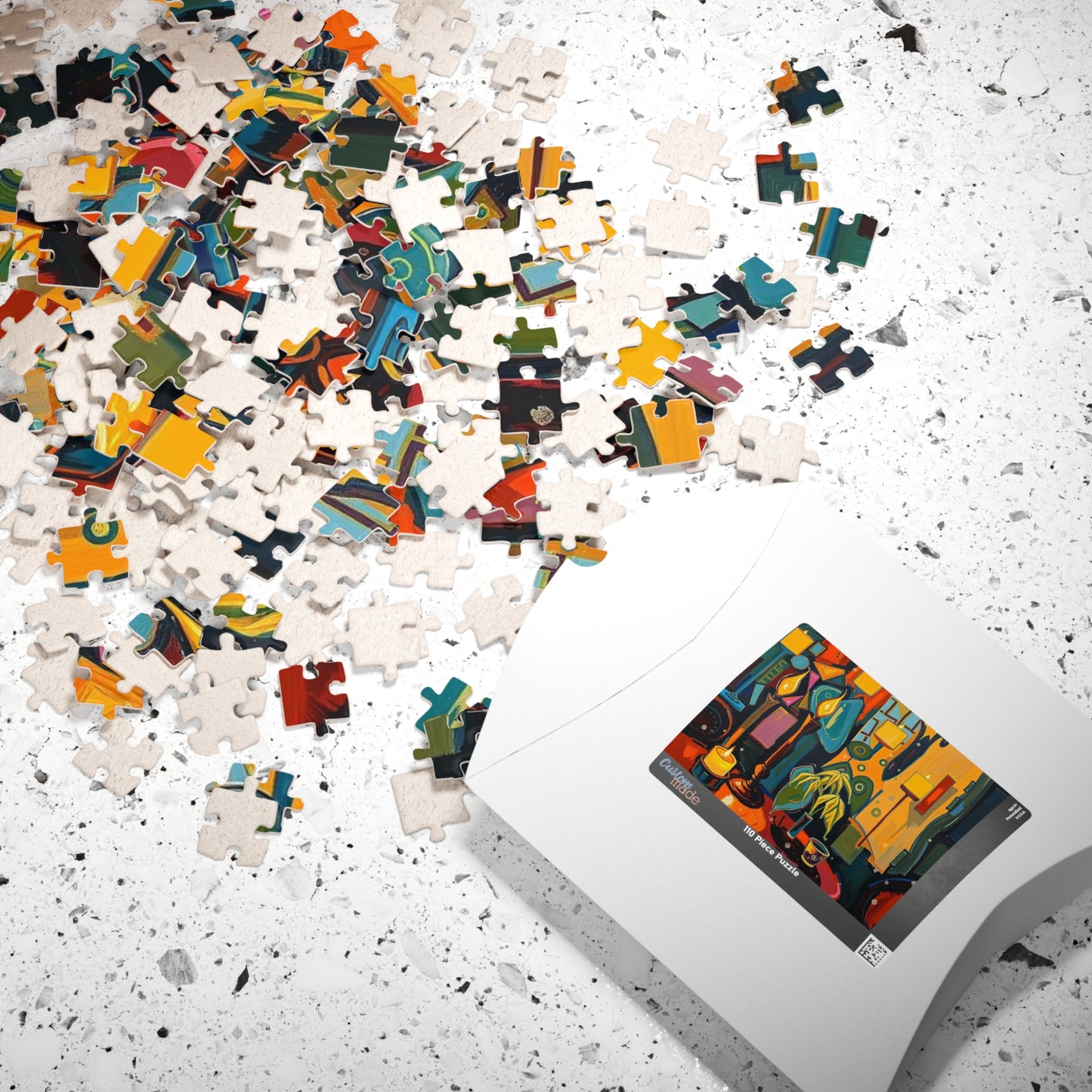 Colorful Candlelit Puzzle - Abstract Jigsaw Game for Adults Puzzle The Puzzle Chest