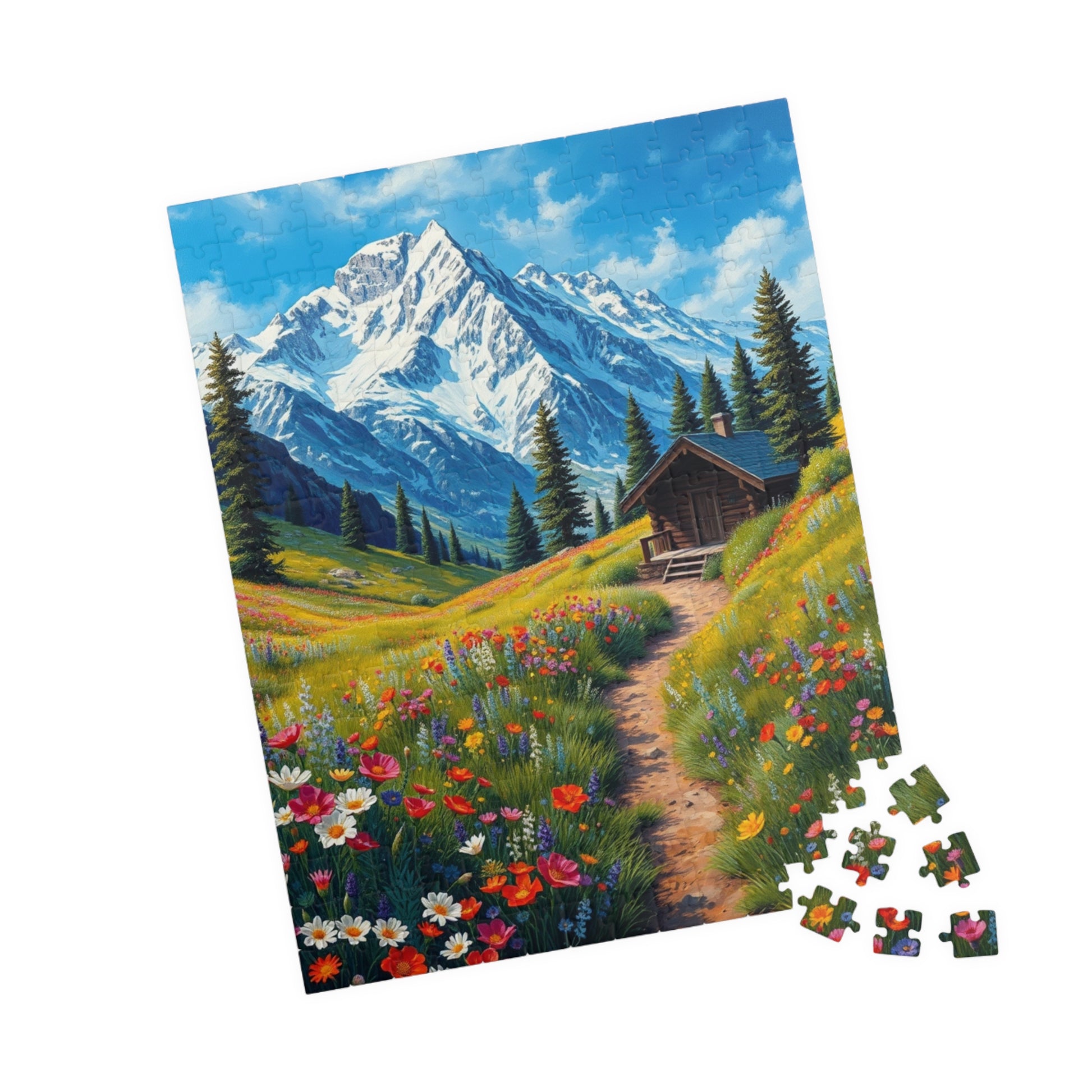 Mountain Landscape Puzzle, Scenic Nature Jigsaw, Perfect Gift for Nature Lovers, Family Game Night, Home Decor Puzzle The Puzzle Chest