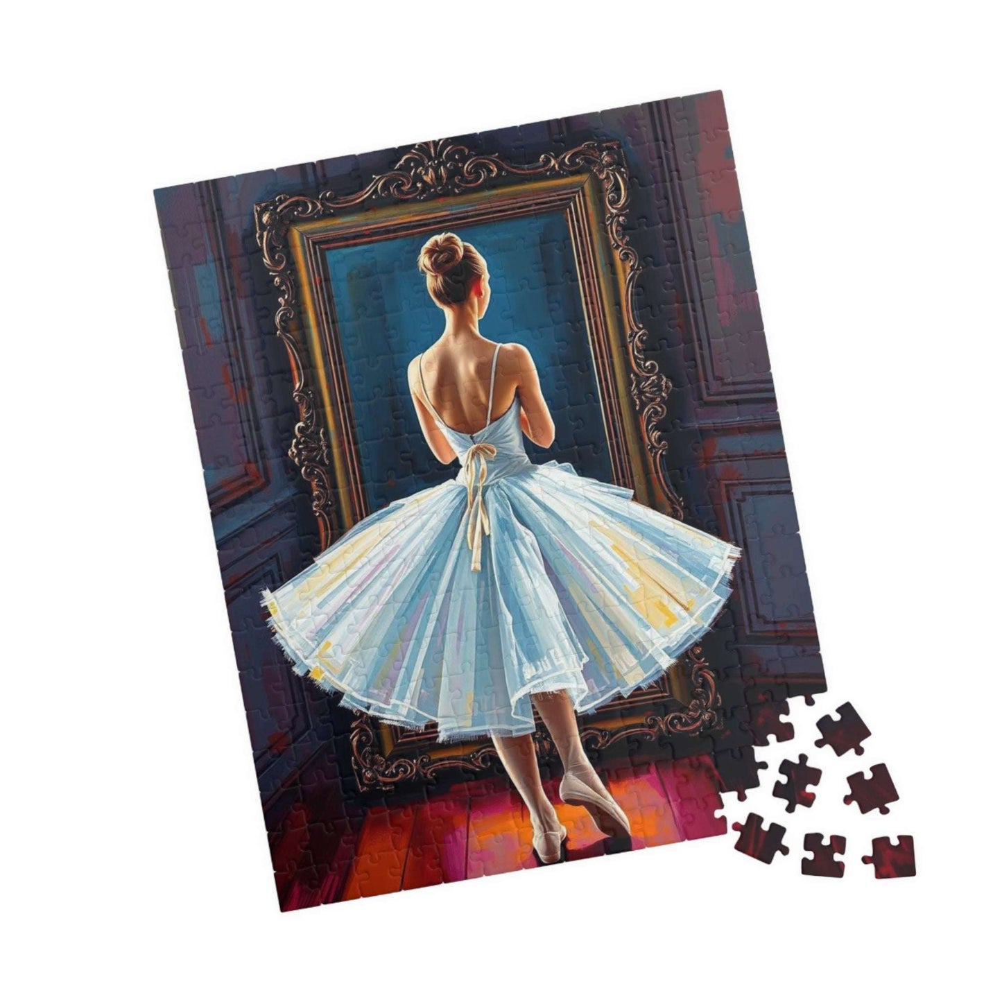 Vintage Ballerina Jigsaw Puzzle, 110, 252, 520, 1014-piece Ballet Artwork, Gift for Friend, Family Activity, Home Entertainment, Mindfulness Puzzle The Puzzle Chest