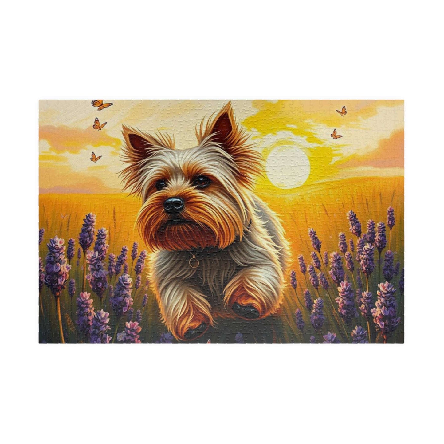 Dog Lover's Jigsaw Puzzle - Game with Yorkshire Terrier, Family Activity Perfect Birthday Holiday Gift for Animal Lover and Pet Enthusiast 1014 pcs (Horizontal) Puzzle The Puzzle Chest