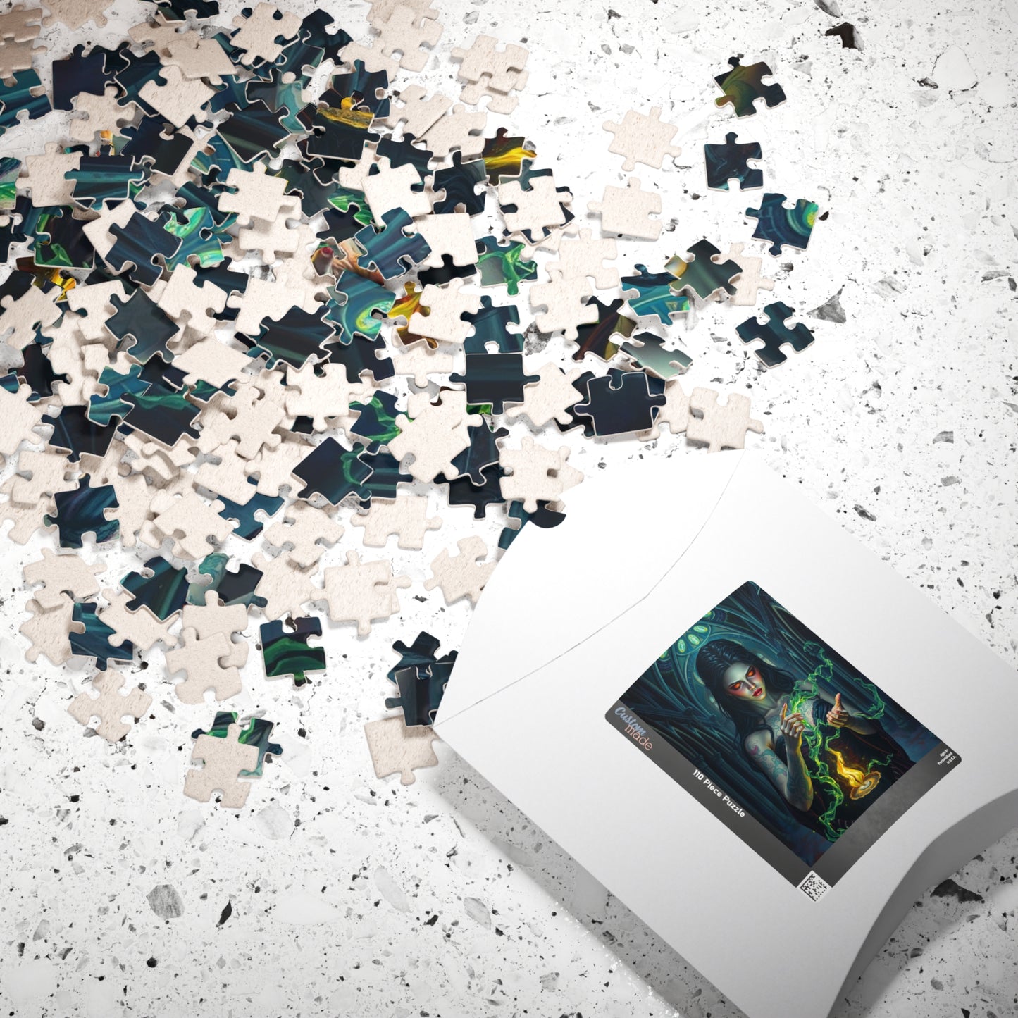 Mystical Sorceress Puzzle | Enchanted Fantasy Dark Art Jigsaw Game | Perfect Gift for Halloween, Puzzle Lovers, Home Decor and Collectors Puzzle The Puzzle Chest