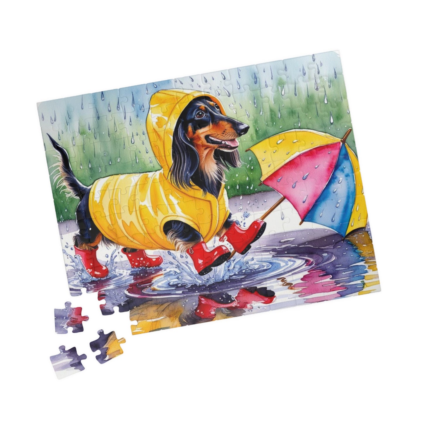Dachshund Jigsaw Puzzle for Adults, 110/252/520/1014-Piece, Perfect for Dog Lovers, Family Fun, Gifts, Rainy Day Play, Pet-Themed Decor Puzzle The Puzzle Chest