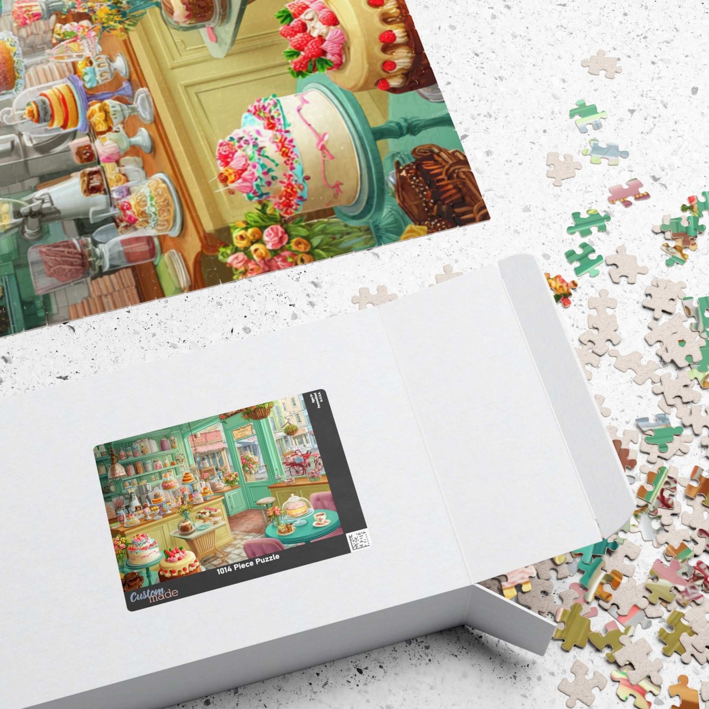 Retro Cake Shop Jigsaw Puzzle - Vintage Bakery Scene Filled with Sweet Treats Puzzle The Puzzle Chest