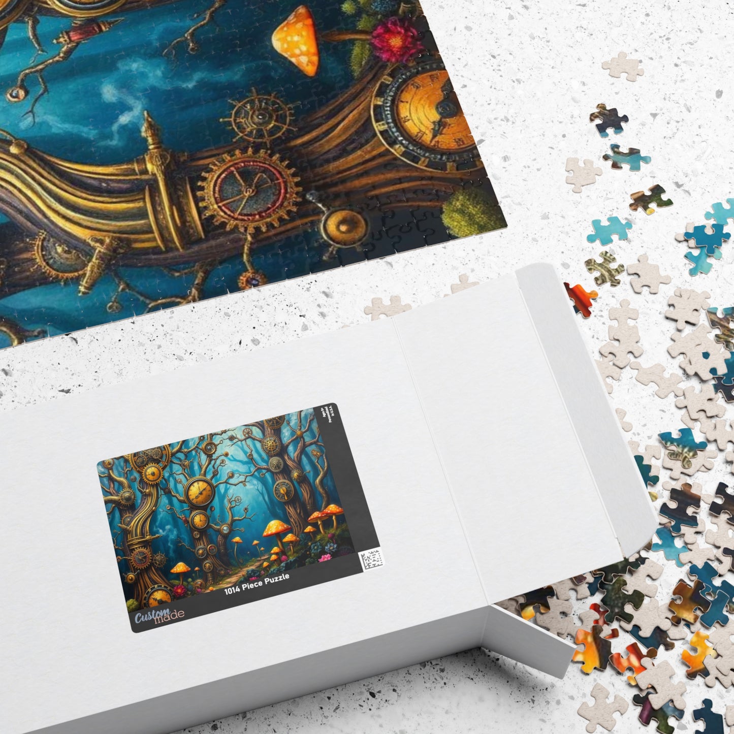 Whimsical Steampunk Puzzle - Enchanting Forest, Mind-Bending Fun, Perfect Gift for Puzzle Lovers, Collectible Art Piece, Family Activity Puzzle The Puzzle Chest