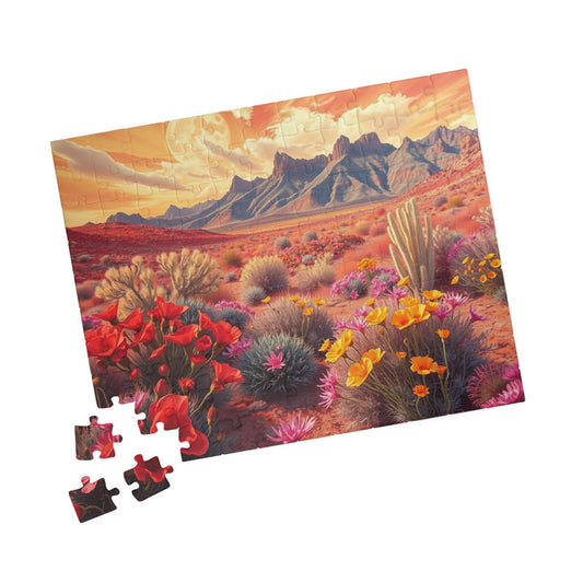 Desert Sunset Puzzle, 110-1014 Piece Landscape Jigsaw Game for Adult, Nature Lover Gift, Art Puzzle for Hobbyist, Family Night or Solo Fun Puzzle The Puzzle Chest