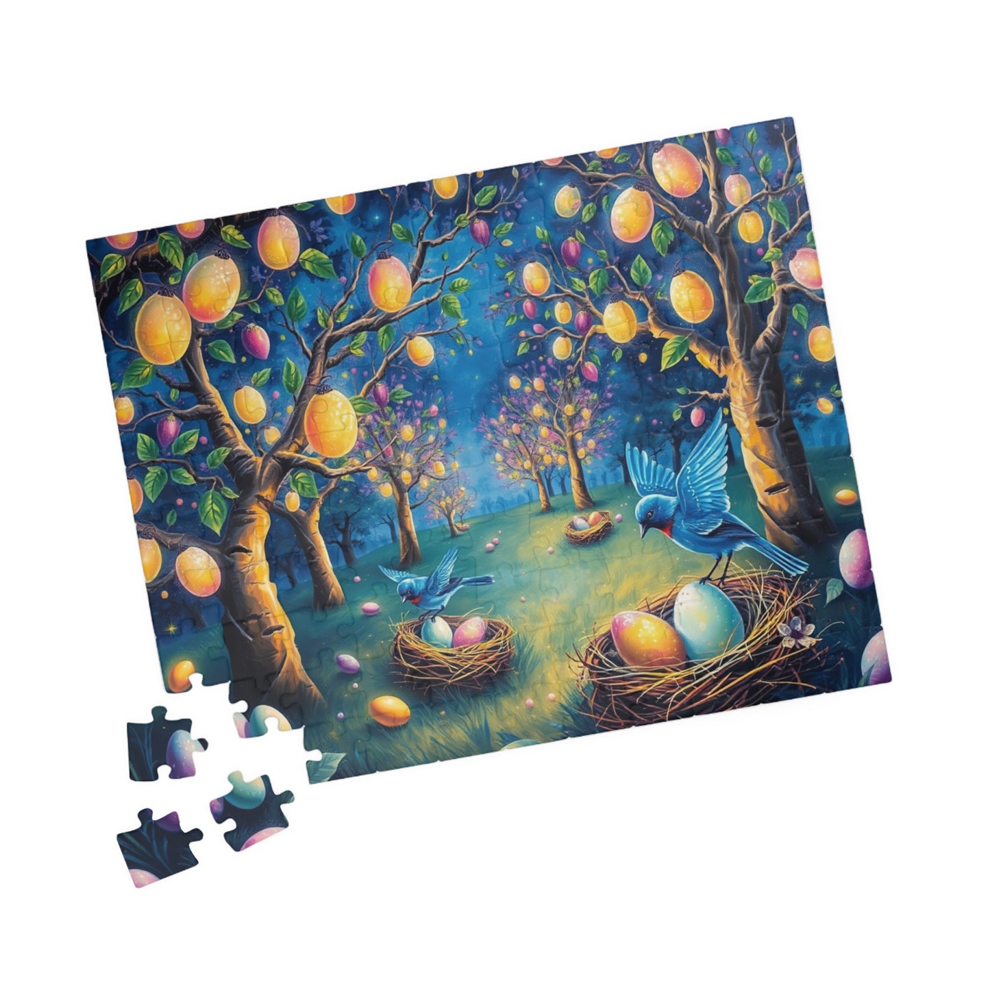 Springtime Nesting Birds Puzzle, Easter Theme Jigsaw Game for Adult Puzzle Lovers, Family Activity, Birthday Holiday Gift for Friends Puzzle The Puzzle Chest