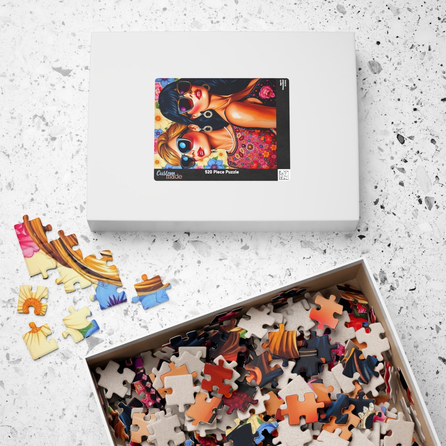 Chic Glamour Puzzle - Pop Art Jigsaw Game, Fashionista Vibes, Home Entertainment, Gift Idea, Family Fun, Brain Teaser, Woman Empowerment Puzzle The Puzzle Chest