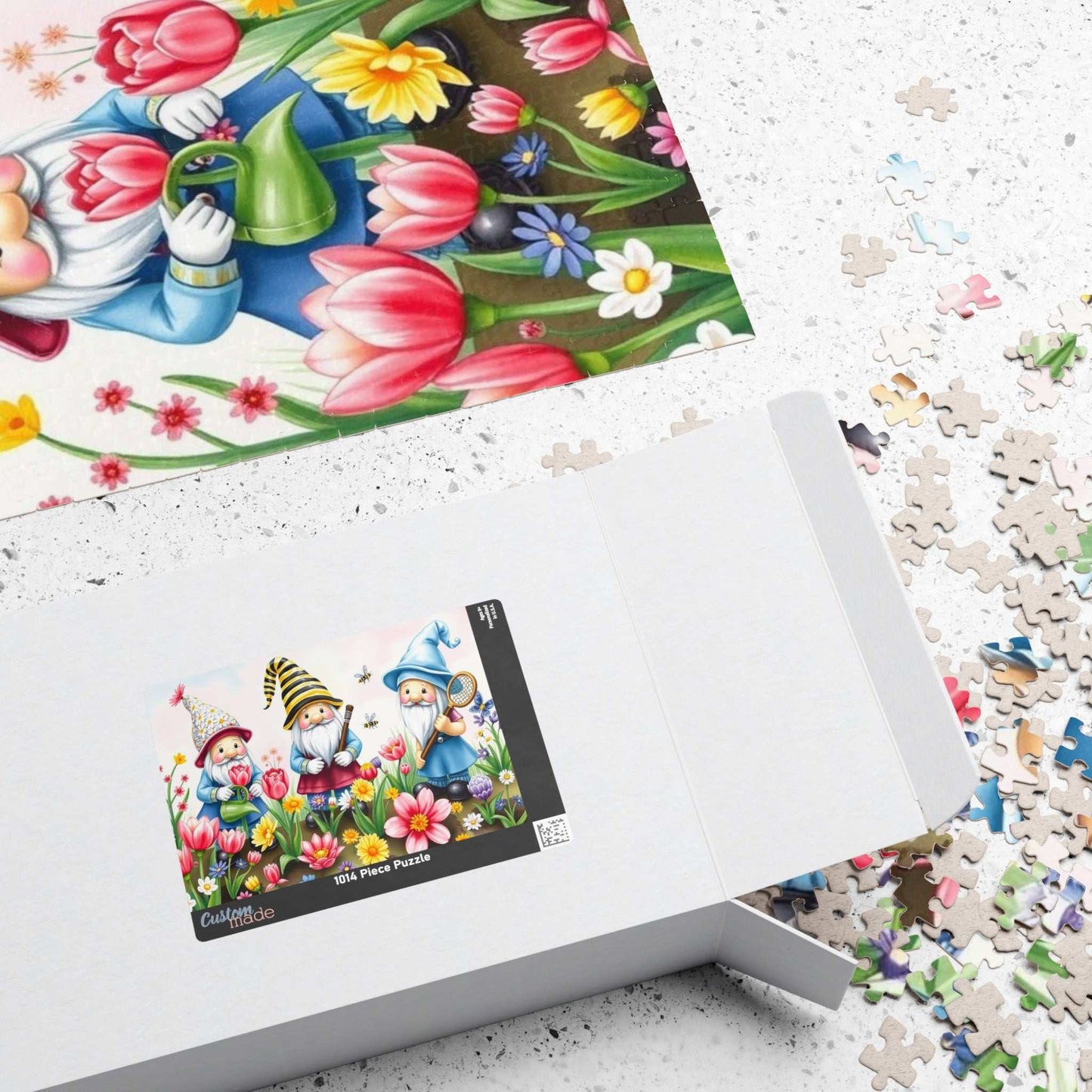 Spring Garden Gnome Puzzle - Mythical Creature Jigsaw Game Puzzle The Puzzle Chest
