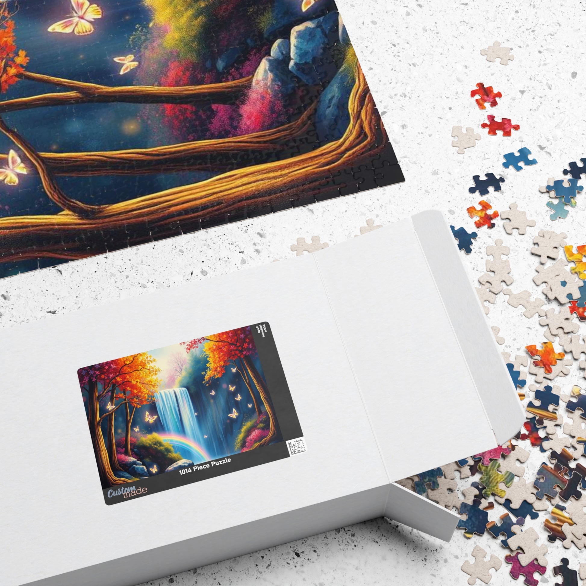 Serene Waterfall Puzzle, Nature Themed Jigsaw Puzzle for Adults, 110-1014 Piece, Family Game Night, Gift for Nature Lover Puzzle The Puzzle Chest