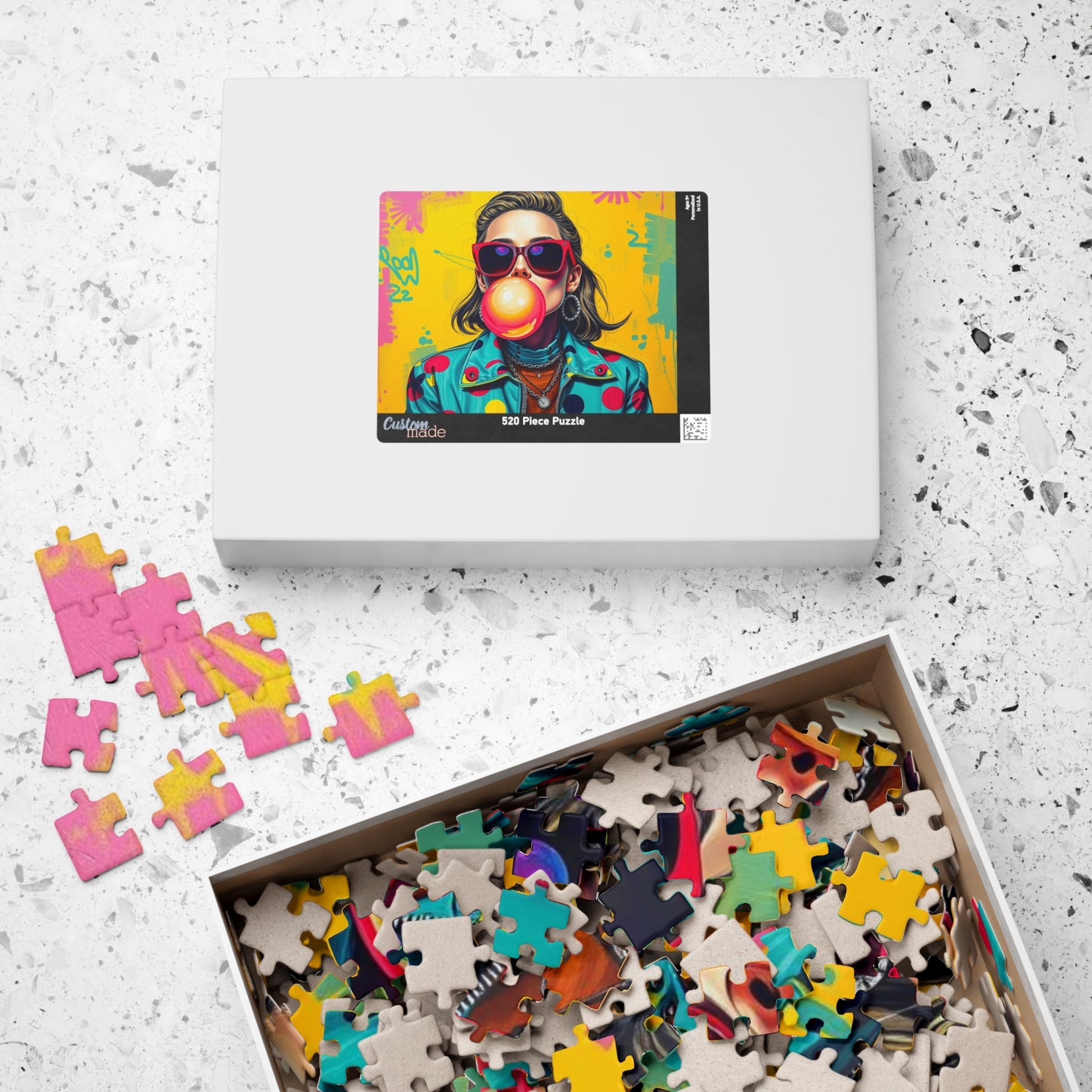 Retro Pop Art Jigsaw Puzzle | Fun Gift for Adults, Home Entertainment, Unique Collectible, Great for Parties and Family Nights Puzzle The Puzzle Chest