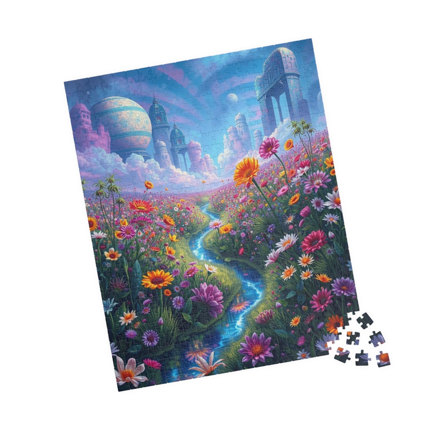 Dreamy Fantasy Landscape Puzzle - 110, 252, 520, 1014-piece, Perfect for Family Game Night, Gifts for Puzzle Lovers, Home Entertainment Puzzle The Puzzle Chest
