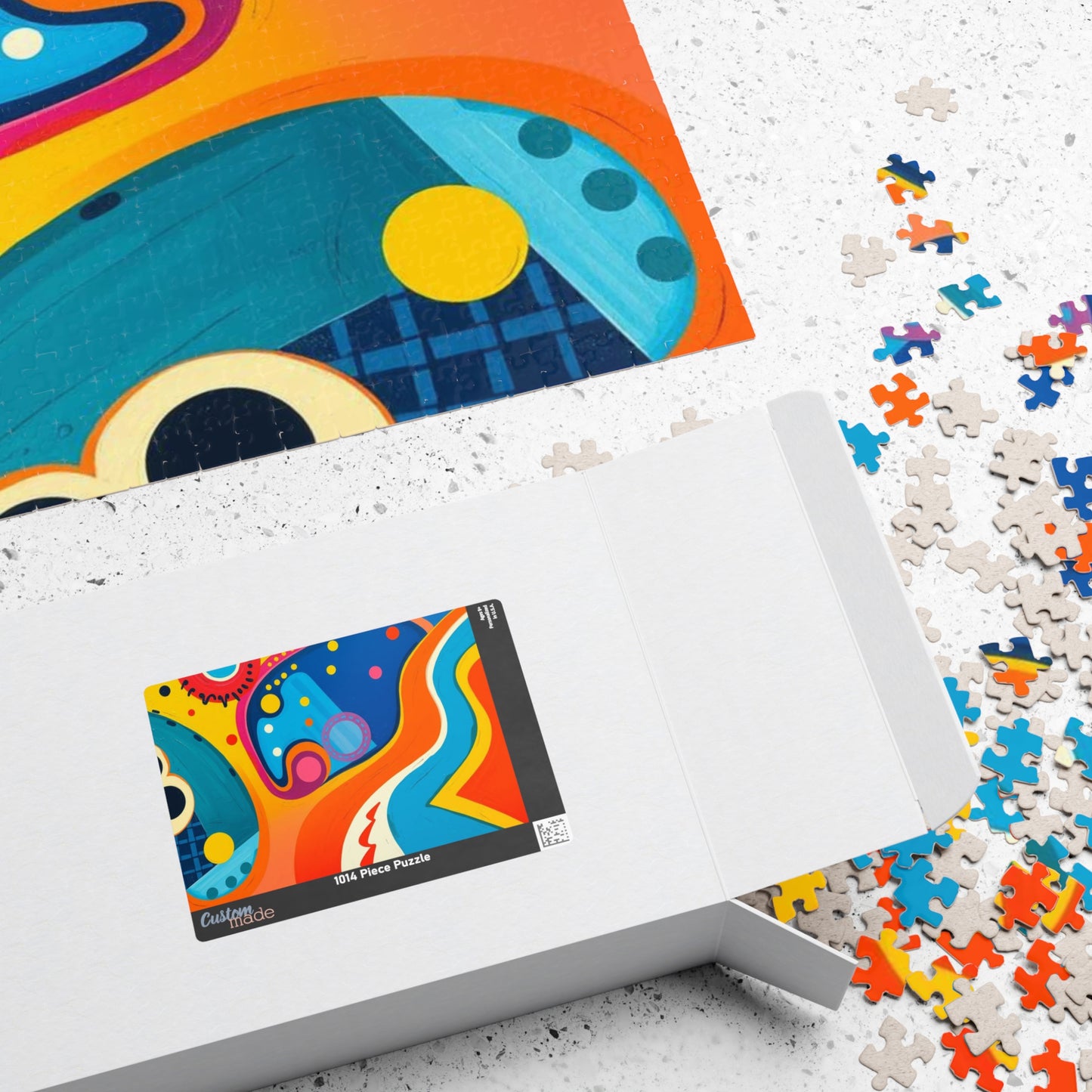 Colorful Abstract Jigsaw Puzzle for Creative Minds Puzzle The Puzzle Chest