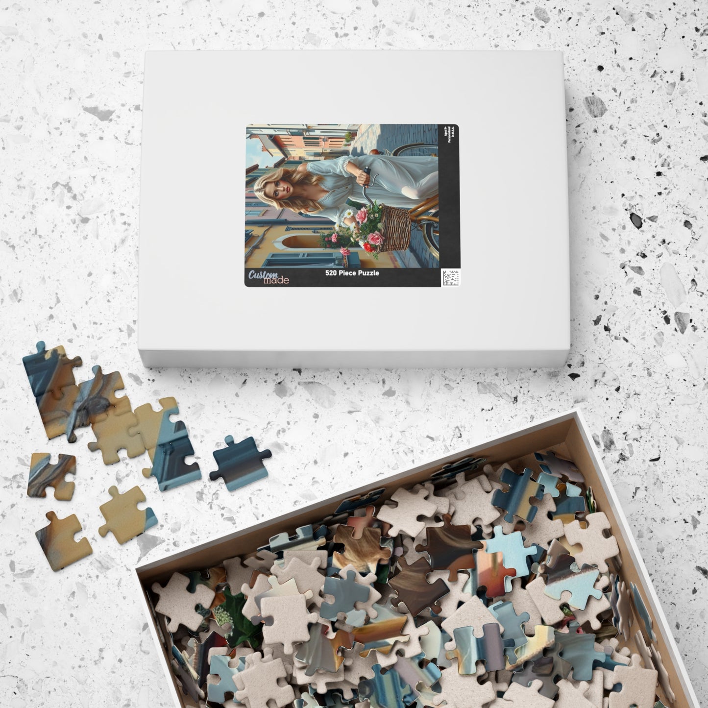 Vintage Bicycle Woman Jigsaw Puzzle Puzzle The Puzzle Chest