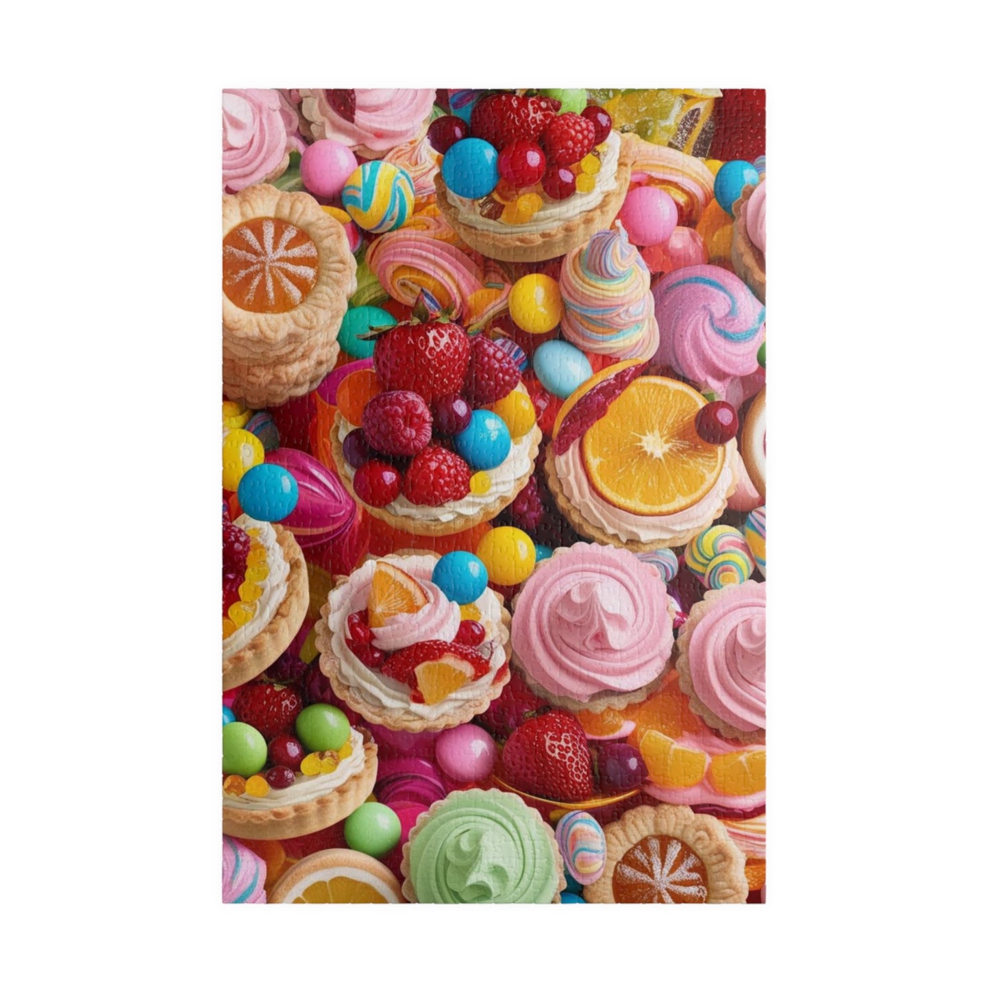 Sweet Treats Collage Puzzle, Perfect for Family or Solo Fun, Birthday Gifts, Rainy Day Entertainment, Holiday Gatherings 1014 pcs (Vertical) Puzzle The Puzzle Chest