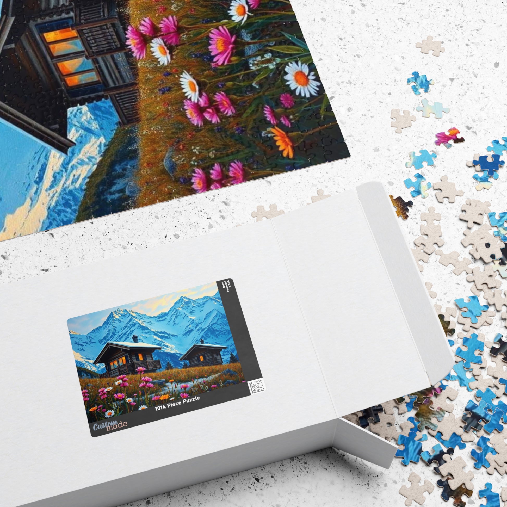 Scenic Mountain Puzzle | 110, 252, 520, 1014-piece | Family Activity, Gifts for Nature Lovers, Cozy Night In, Brain Teaser Fun, Puzzle The Puzzle Chest