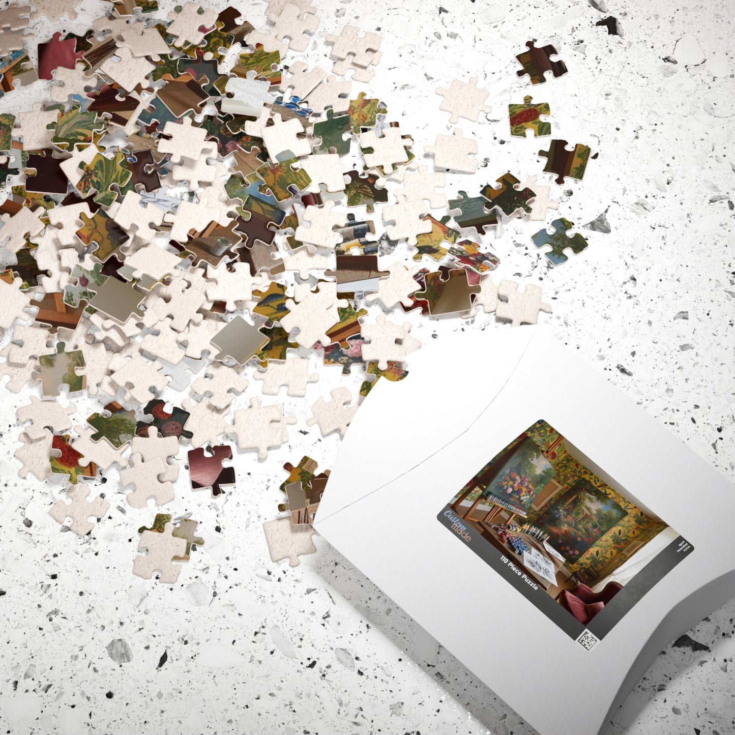 Garden Artist Studio Puzzle - Nature Scene Jigsaw Game for Adult Relaxation, Frameable Home Decor, Gift, Garden Lovers, Creative Challenge