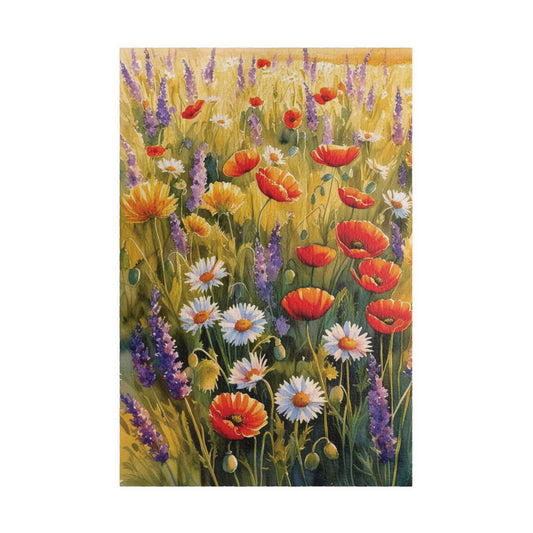 Field of Wildflowers Jigsaw Puzzle, Flowers with Butterflies Floral Landscape Game, 252 520 1014 Piece Nature Lover Gift for Friend 1014 pcs (Vertical) Puzzle The Puzzle Chest