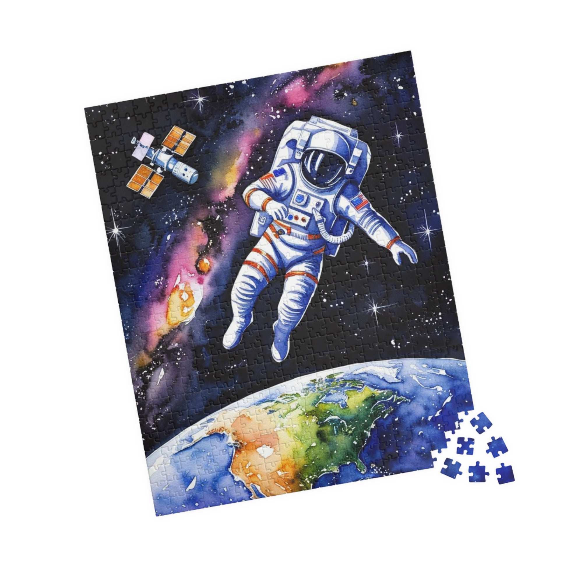 Astronaut Space Puzzle, Cosmic Jigsaw Game Relaxation and Mindfulness for Space Enthusiasts and Puzzle Lovers Fun Space-Themed Activity Puzzle The Puzzle Chest