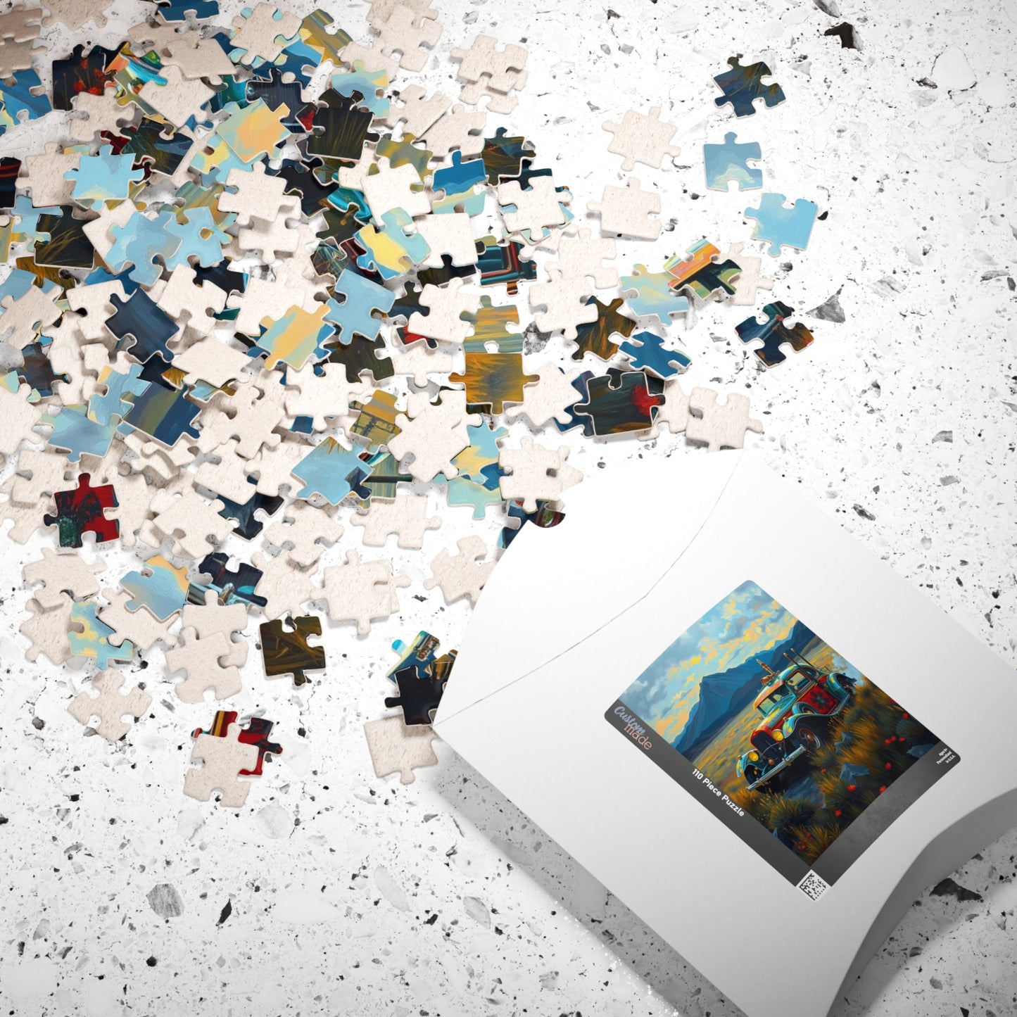 Vintage Steampunk Car Puzzle, Nostalgic Jigsaw Game for Adults Puzzle The Puzzle Chest