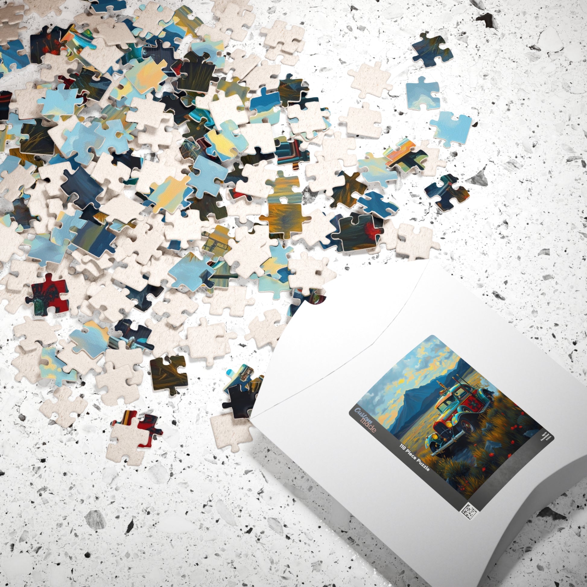 Vintage Steampunk Car Puzzle, Nostalgic Jigsaw Game for Adults Puzzle The Puzzle Chest