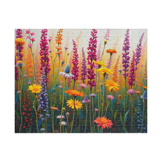 Floral Serenity Puzzle, Jigsaw Puzzle Game for Home Entertainment, Gift for Nature Lovers, Family Night, Mindfulness Activity, Brain Teaser 252 pcs (Horizontal) Puzzle The Puzzle Chest