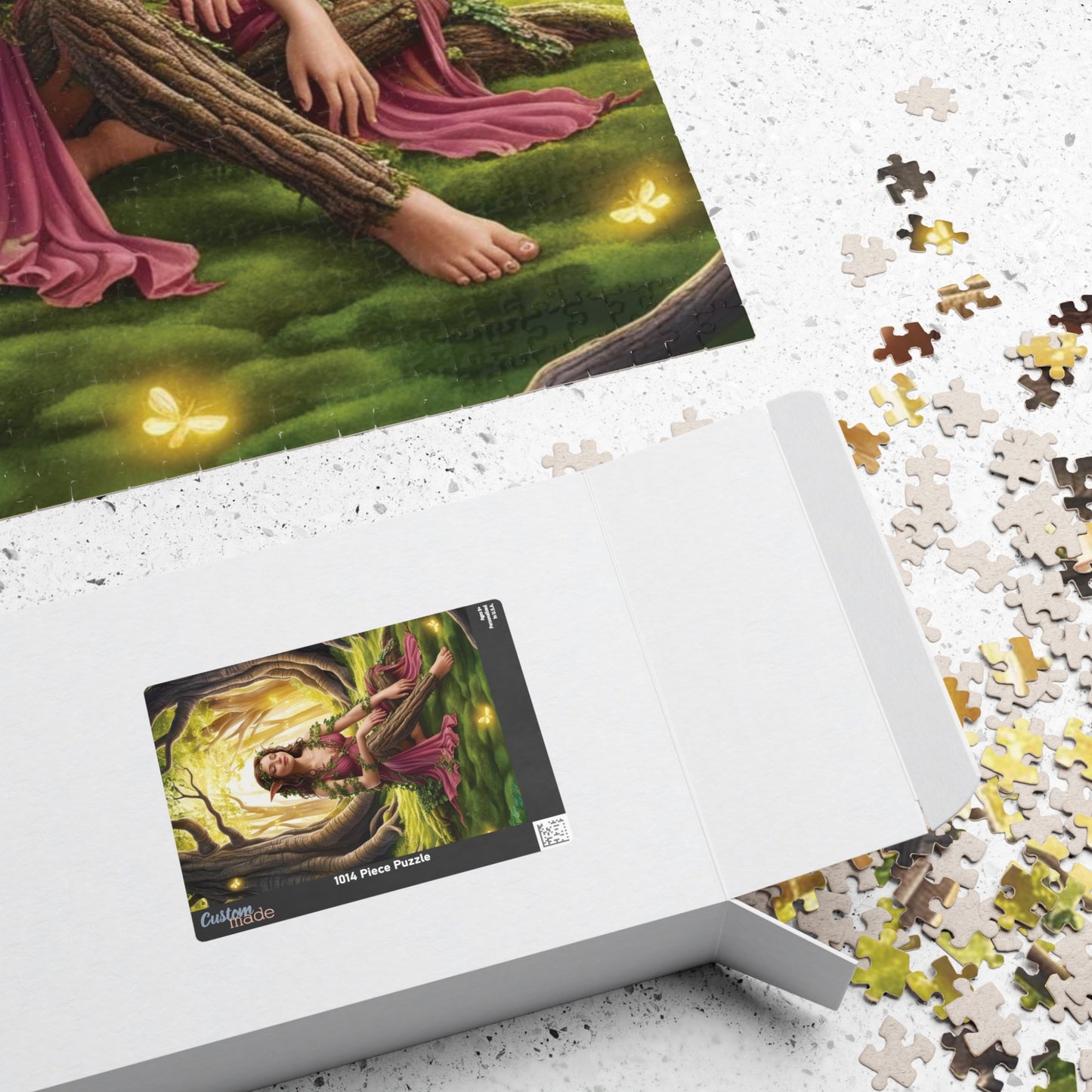 Forest Nymph Jigsaw Puzzle, Mythical Creature Woodland Tabletop Game, Fantasy Lover Gift, Relaxing Hobby, Mindfulness Activity, Nature Puzzle The Puzzle Chest