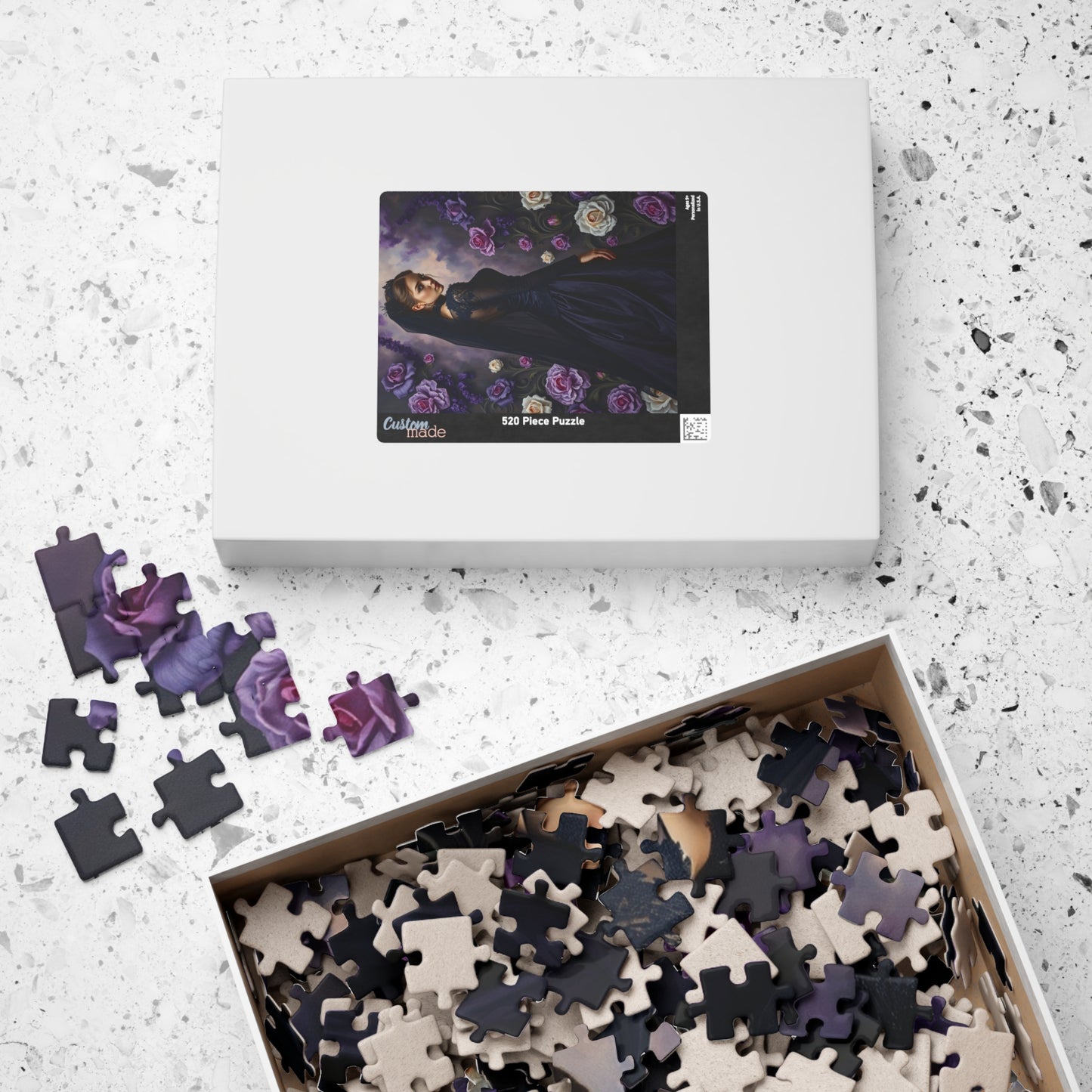 Dark Elegance Art Puzzle, Gothic Puzzle, Puzzle Gift for Adults, Unique Home Décor, Family Game Night, 110-1014 Pieces Puzzle The Puzzle Chest