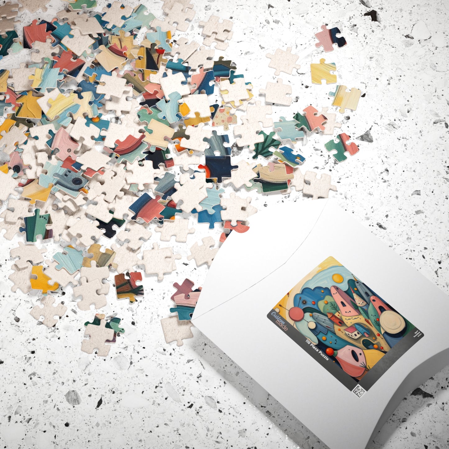Whimsical Landscape Jigsaw Puzzle, 110-1014 Pieces Fantasy Village, Colorful Artwork, Creative Activity for Family or Solo Fun, Mindful Gift Puzzle The Puzzle Chest