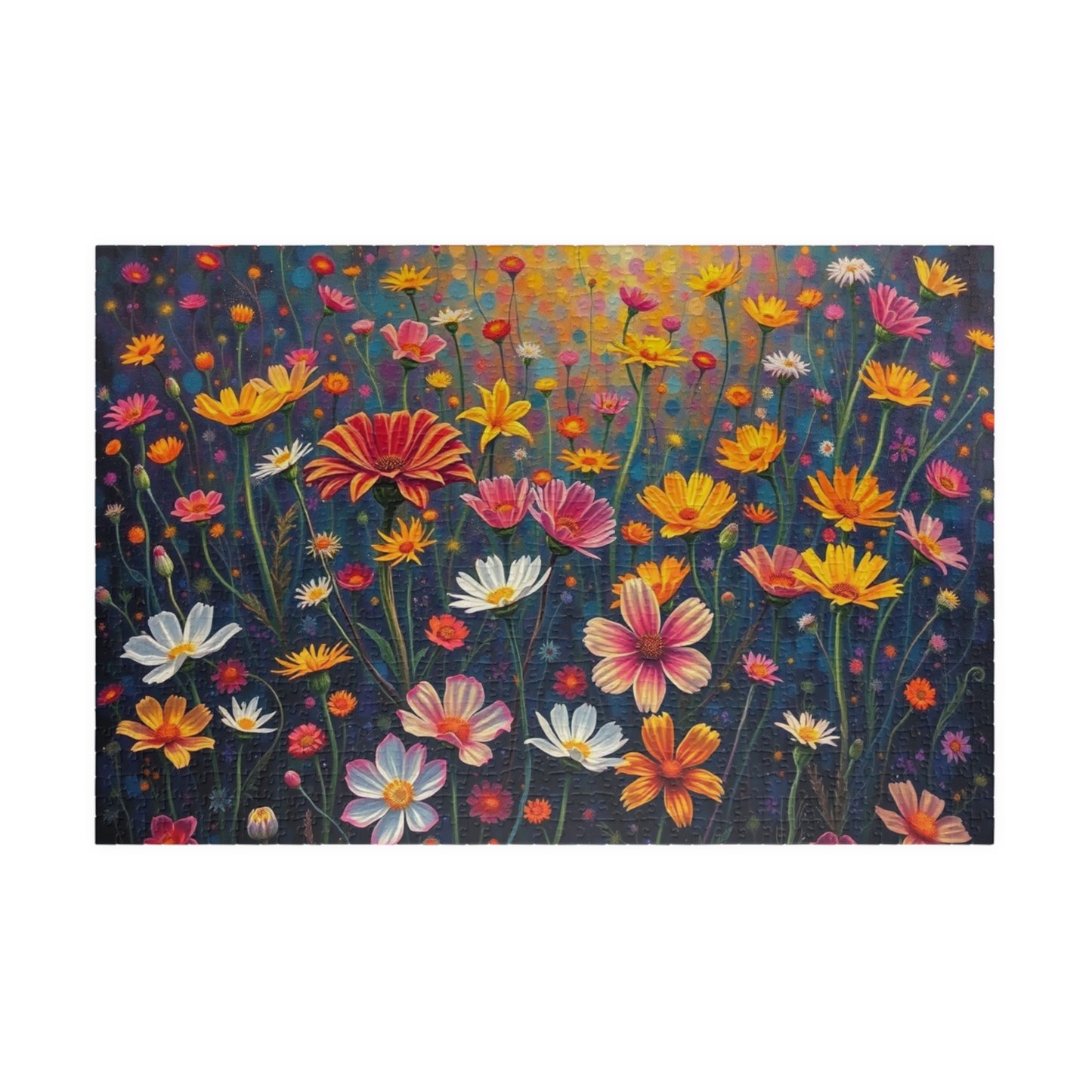 Floral Garden Puzzle, Jigsaw Puzzle for Adults, Fun Family Activity, Gift for Birthday, Relaxing Indoor Game, Brain Teaser, Mindfulness 1014 pcs (Horizontal) Puzzle The Puzzle Chest